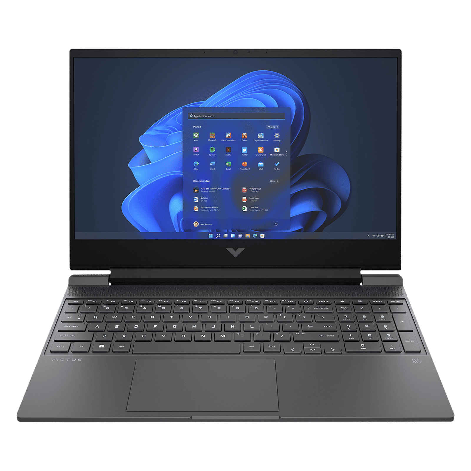 HP Victus fb0053AX AMD Ryzen 7 5800H Gaming Laptop (16GB, 512GB SSD, Windows 11 Home, 4GB Graphics, 15.6 inch 144 Hz Full HD IPS Display, NVIDIA GeForce RTX 3050, MS Office 2021, Mica Silver, 2.29 KG)_1