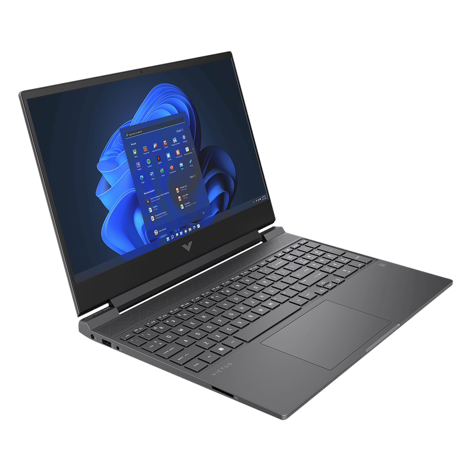 HP Victus fb0053AX AMD Ryzen 7 5800H Gaming Laptop (16GB, 512GB SSD, Windows 11 Home, 4GB Graphics, 15.6 inch 144 Hz Full HD IPS Display, NVIDIA GeForce RTX 3050, MS Office 2021, Mica Silver, 2.29 KG)_7