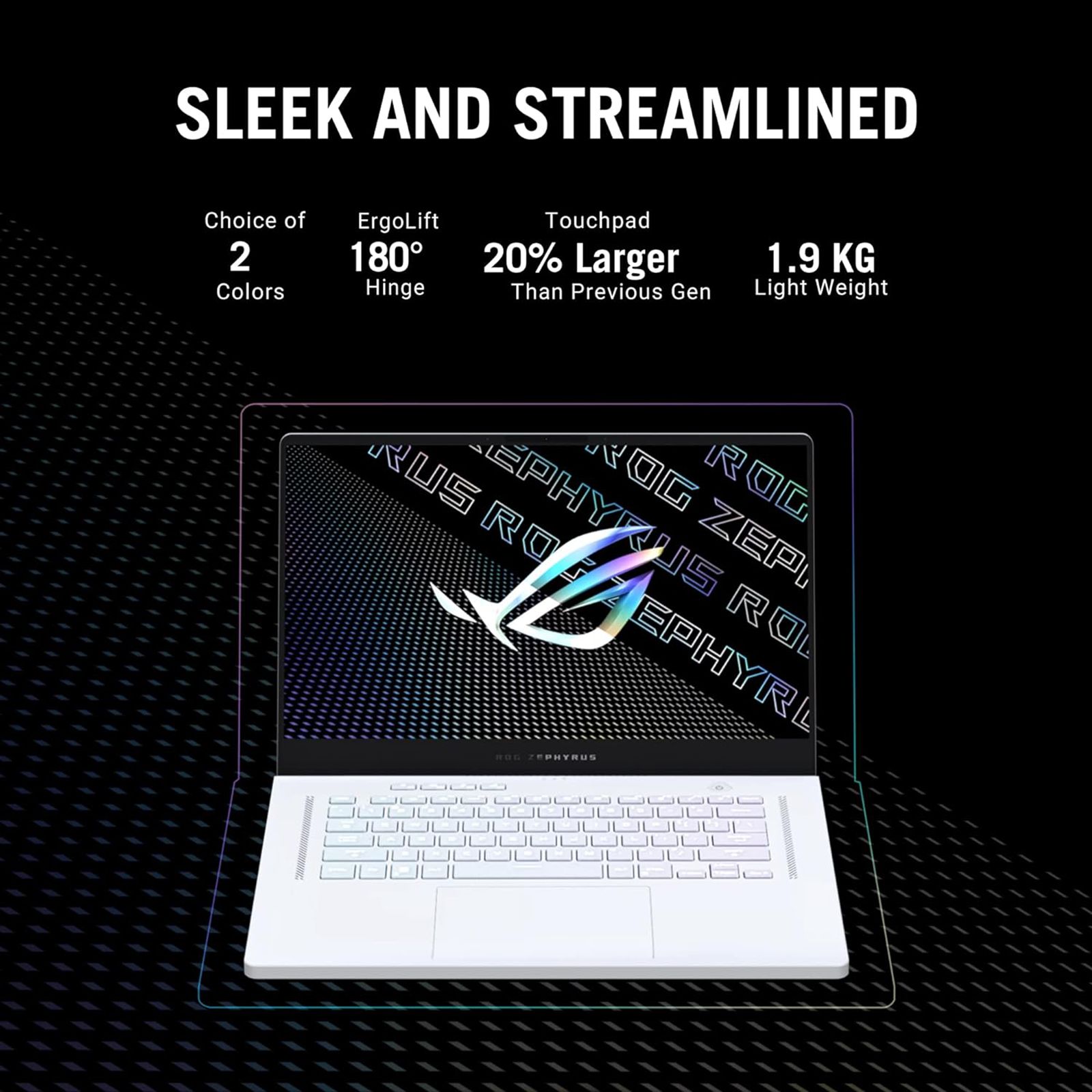 ASUS ROG Zephyrus G15 AMD Ryzen 9 (15.6 inch, 16GB, 1TB, Windows 11 Home, MS Office Home and Student, NVIDIA 3070 Ti Laptop GPU, WQHD IPS Display, Moonlight White, GA503RW-LN066WS) ASUS ROG Zephyrus G15 AMD Ryzen 9 (15.6 inch, 16GB, 1TB, Windows 11 Home, MS Office Home and Student, NVIDIA 3070 Ti Laptop GPU, WQHD IPS Display, Moonlight White, GA503RW-LN066WS)_14