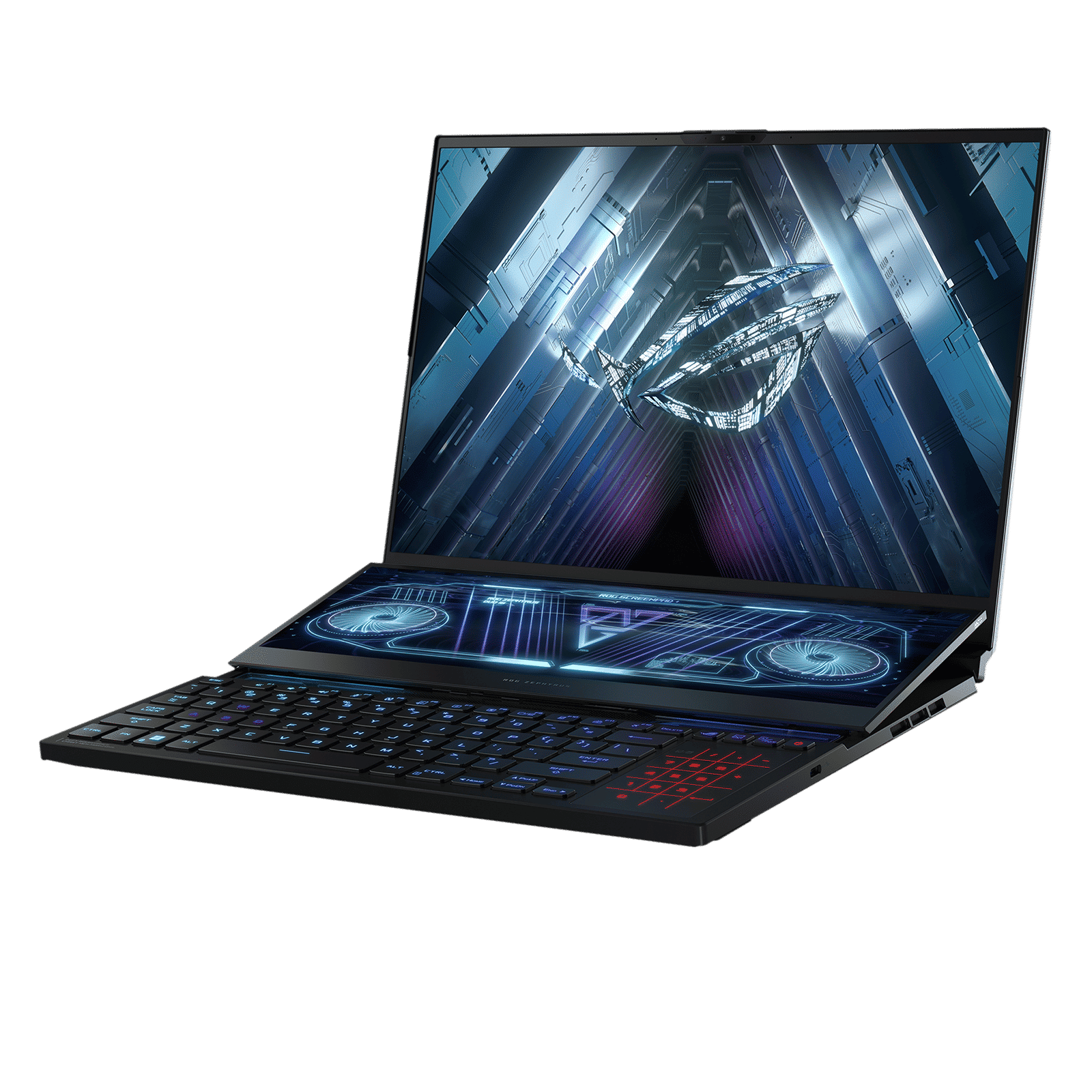 ASUS ROG Zephyrus Duo 16 AMD Ryzen 9 (16 inch, 32GB, 2TB, Windows 11 Home, MS Office Home and Student, NVIDIA GeForce RTX 3080 Ti Graphics, QHD+ Mini LED, Black, GX650RXZ-LO227WS)_4