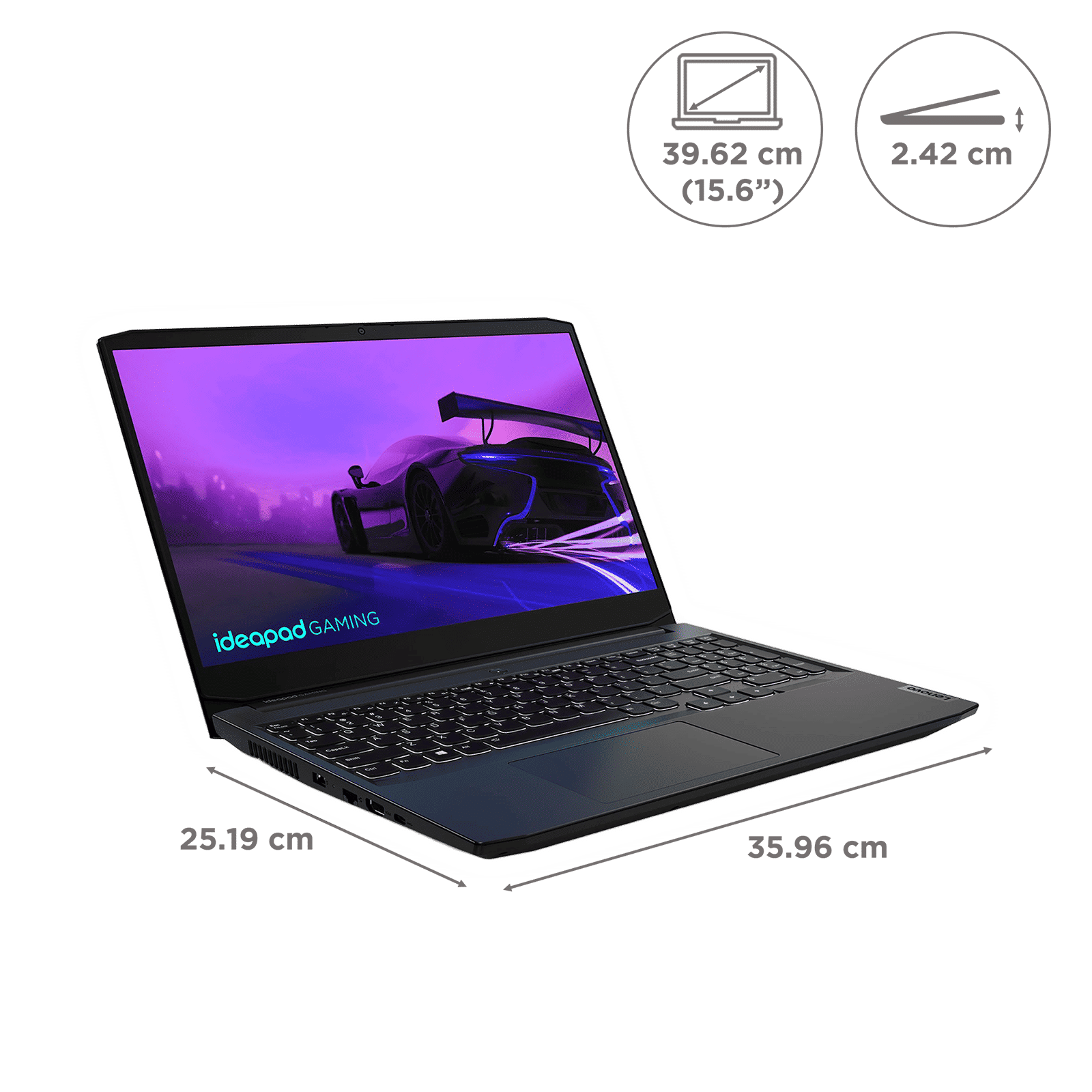 Lenovo IdeaPad Gaming 3 15IHU6 Intel Core i5 11th Gen (15.6 inch, 8GB, 512GB, Windows 11 Home, NVIDIA GeForce GTX 1650, IPS Display, Shadow Black, 82K10198IN )_2