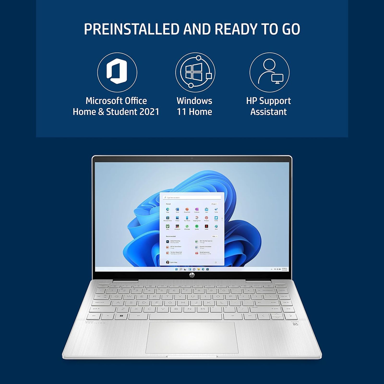 HP Pavilion x360 EK0074TU Intel Core i5 12th Gen (14 inch, 16GB, 512GB, Windows 11, MS Office Home and Student 2021, Intel Iris Xe, Full HD IPS Display, Natural Silver, 6Q0Y9PA#ACJ) HP Pavilion x360 EK0074TU Intel Core i5 12th Gen (14 inch, 16GB, 512GB, Windows 11, MS Office Home and Student 2021, Intel Iris Xe, Full HD IPS Display, Natural Silver, 6Q0Y9PA#ACJ)_9