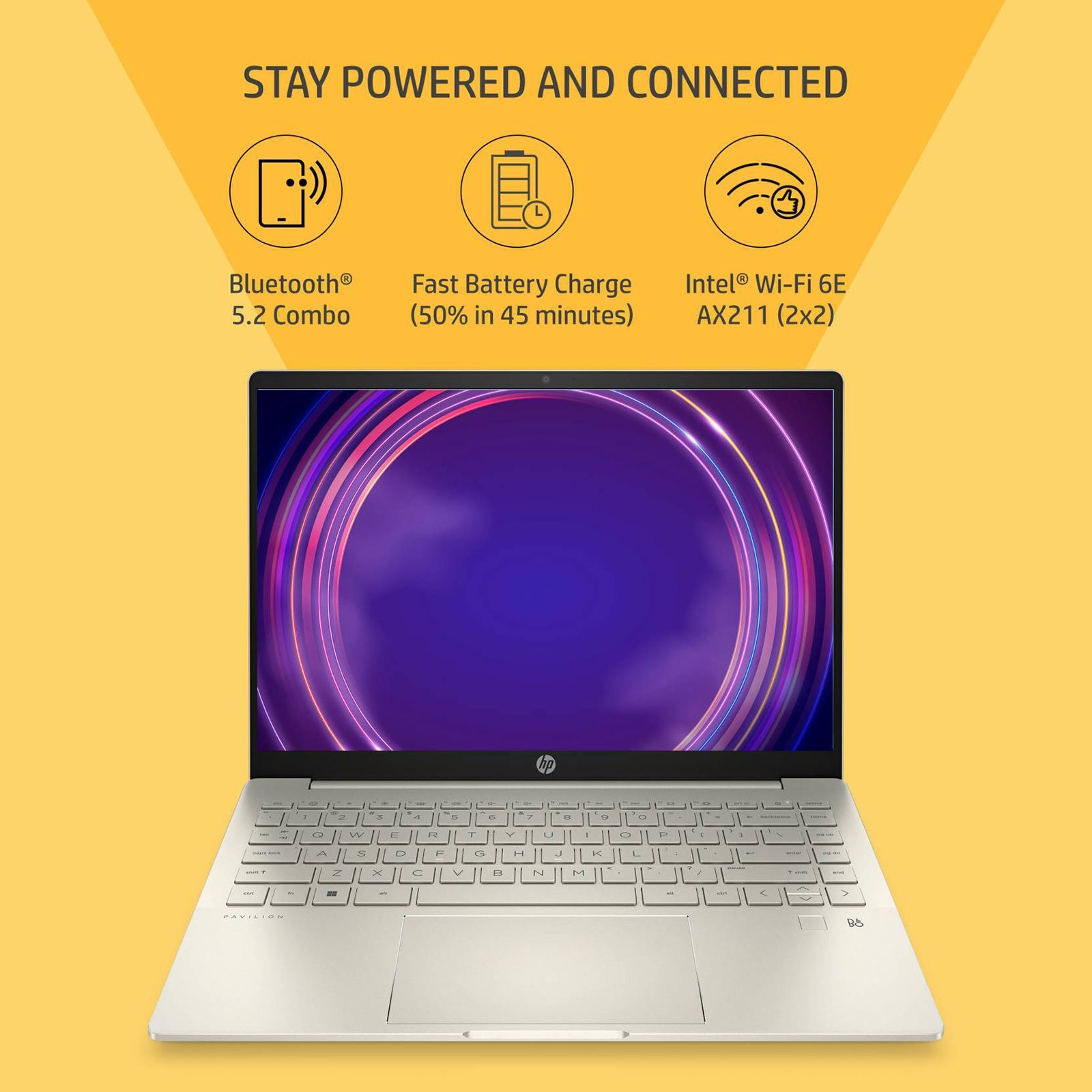 HP Pavilion Plus EH0025TU Intel Core i5 12th Gen (14 inch, 16GB, 512GB, Windows 11, MS Office Home and Student, Intel Iris Xe Graphics, Full HD IPS Display, Warm Gold Aluminium, 6H2F4PA#ACJ) HP Pavilion Plus EH0025TU Intel Core i5 12th Gen (14 inch, 16GB, 512GB, Windows 11, MS Office Home and Student, Intel Iris Xe Graphics, Full HD IPS Display, Warm Gold Aluminium, 6H2F4PA#ACJ)_13