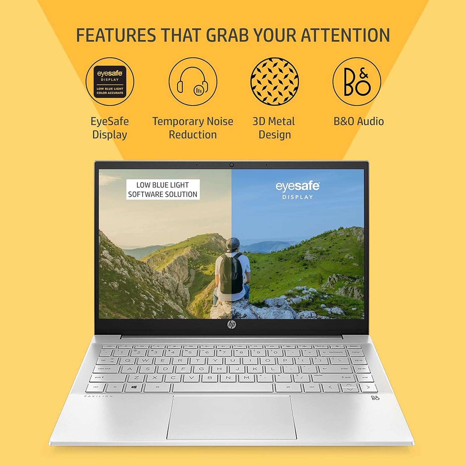 HP Pavilion DV2053TU Intel Core i5 12th Gen (14 Inch, 8GB, 512GB, Windows 11 Home, MS Office Home and Student, Intel UHD Graphics, FHD IPS Display, Natural Silver, 6K9C6PA#ACJ)_5
