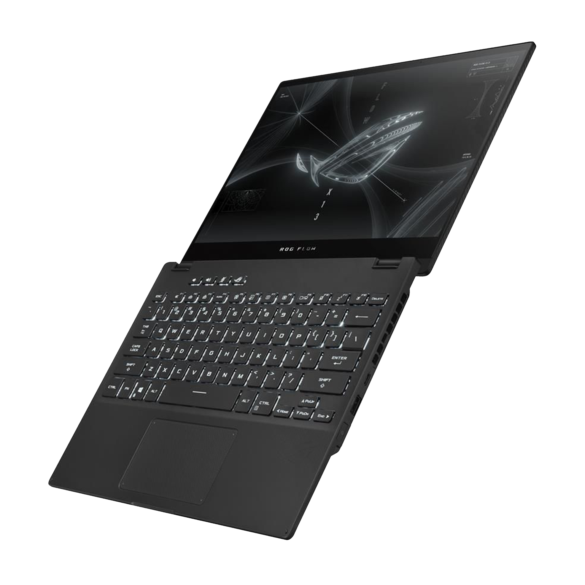 ASUS ROG Flow X13 GV301QE-K6153TS AMD Ryzen 9 (13.4 inch, 32GB, 1TB, Windows 10 Home, Office Home and Student 2019, NVIDIA GeForce RTX 3050 Ti Graphics, Full HD+ IPS Display, Off Black, 90NR04H1-M03430)_8