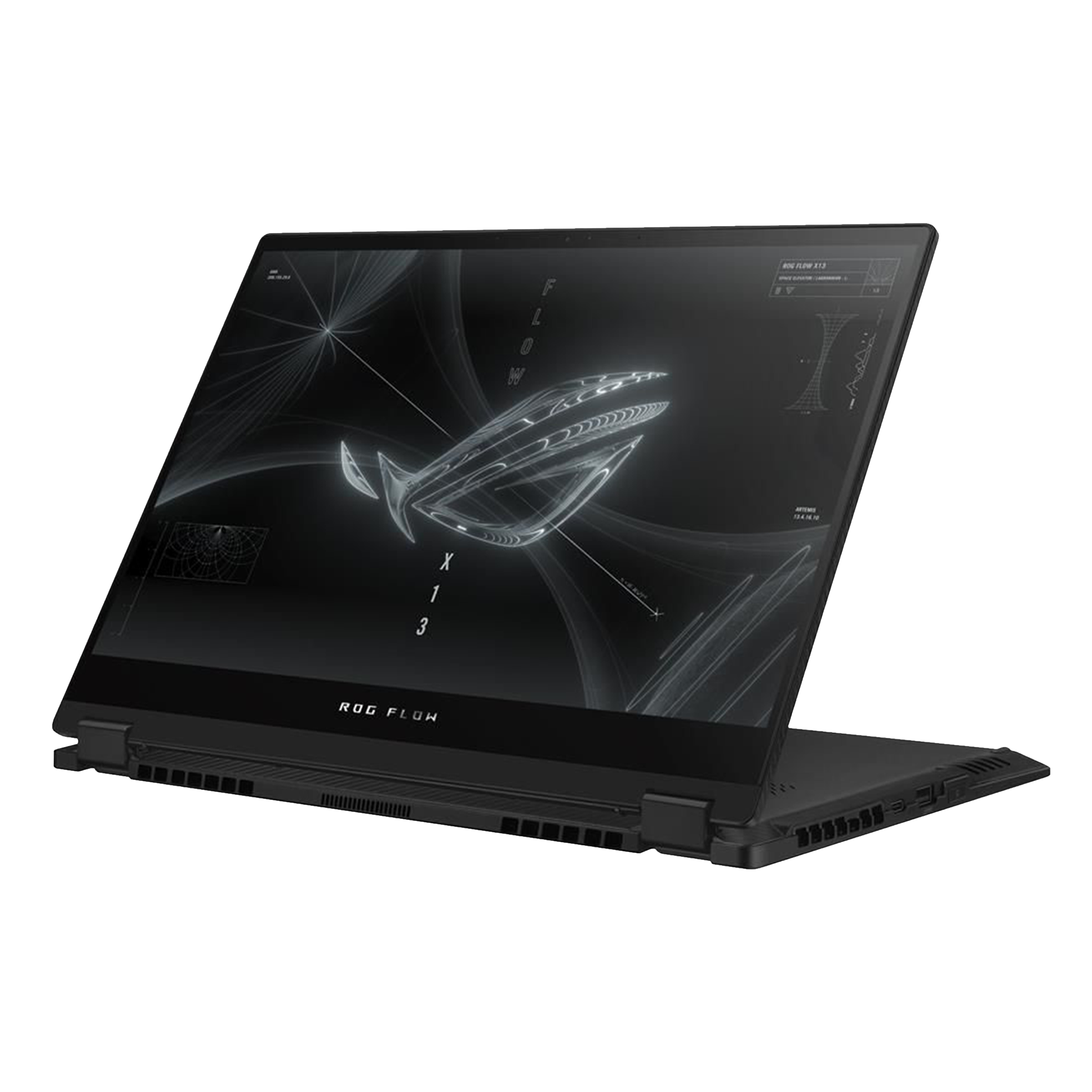 ASUS ROG Flow X13 GV301QE-K6153TS AMD Ryzen 9 (13.4 inch, 32GB, 1TB, Windows 10 Home, Office Home and Student 2019, NVIDIA GeForce RTX 3050 Ti Graphics, Full HD+ IPS Display, Off Black, 90NR04H1-M03430)_9