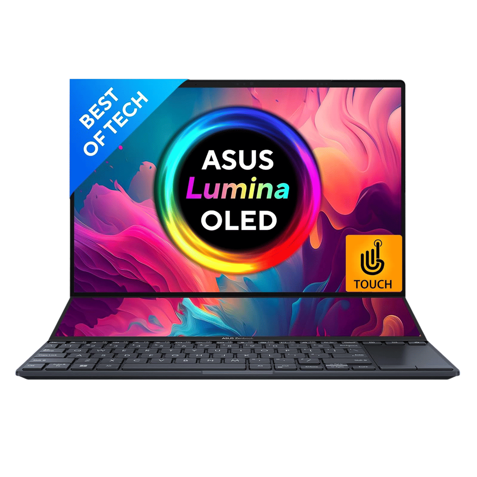 ASUS Zenbook Pro 14 Duo 2022 Intel Evo Core i7 12th Gen (14 inch, 16GB, 1TB, Windows 11, MS Office, Intel Iris Xe Graphics, Tech Black, UX8402ZA-LM711WS)_1