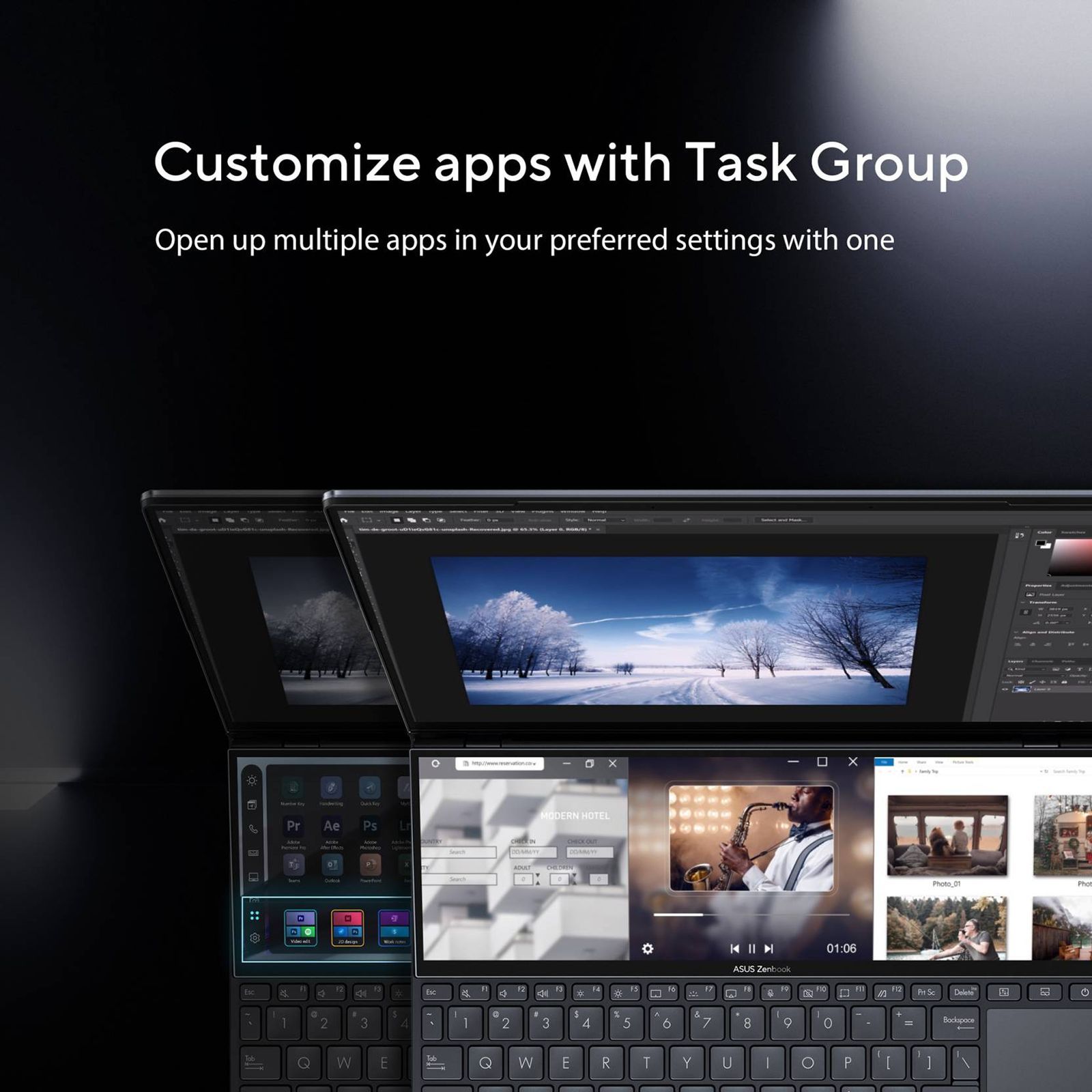 ASUS Zenbook Pro 14 Duo 2022 Intel Evo Core i7 12th Gen (14 inch, 16GB, 1TB, Windows 11, MS Office, Intel Iris Xe Graphics, Tech Black, UX8402ZA-LM711WS)_12