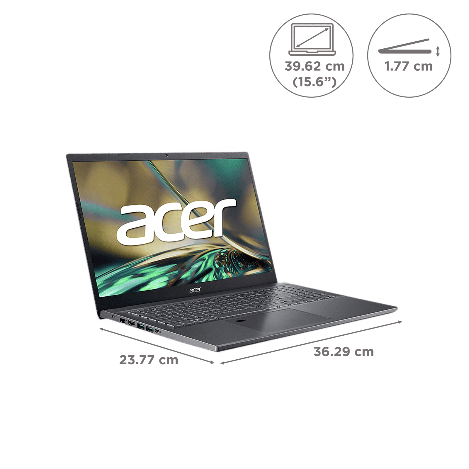 acer Aspire 5 A515-57G Intel Core i5 12th Gen (15.6 inch, 16GB, 512GB, Windows 11, MS Office 2021, NVIDIA RTX 2050, FHD IPS Display, Steel Gray, UN.K9TSI.003)_2