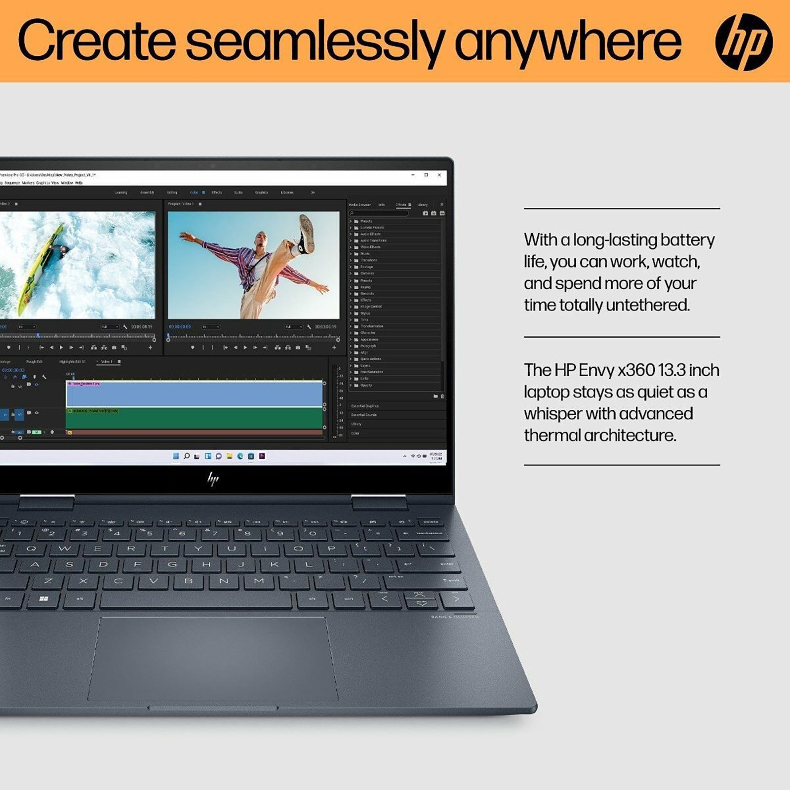 HP ENVY X360 Intel Evo Core i5 12th Gen (13.3 inch, 16GB, 512GB, Windows 11, MS Office 2021, Intel Iris Xe, 2.8K OLED Display, Space Blue, 6L0K9PA#ACJ)_21