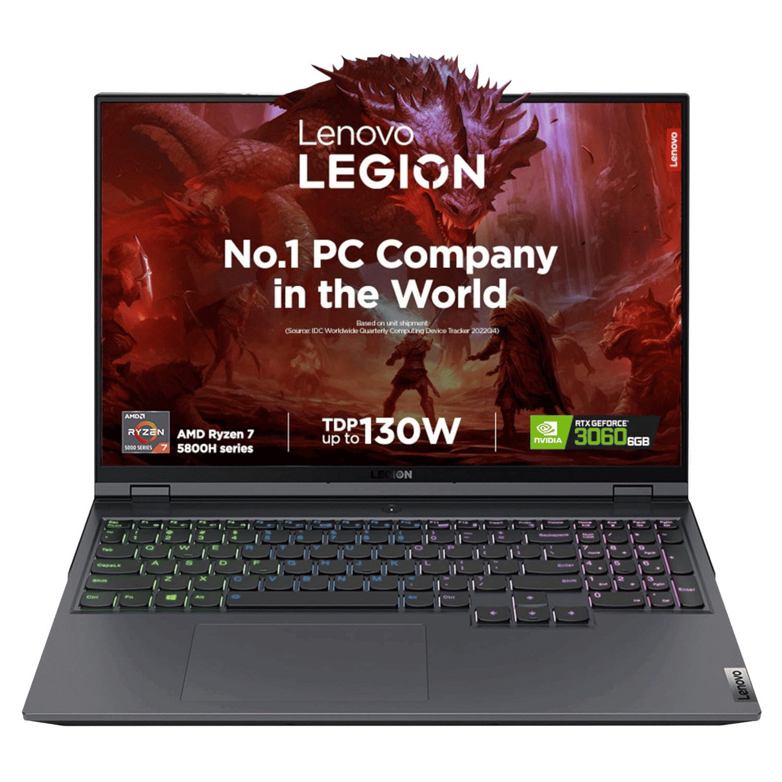 Lenovo Legion 5 Pro 16ACH6H AMD Ryzen 7 (16 inch, 16GB, 1TB, Windows 11, MS Office 2021, NVIDIA GeForce RTX 3060, WQXGA IPS Display, Storm Grey, 82JQ011FIN)_1