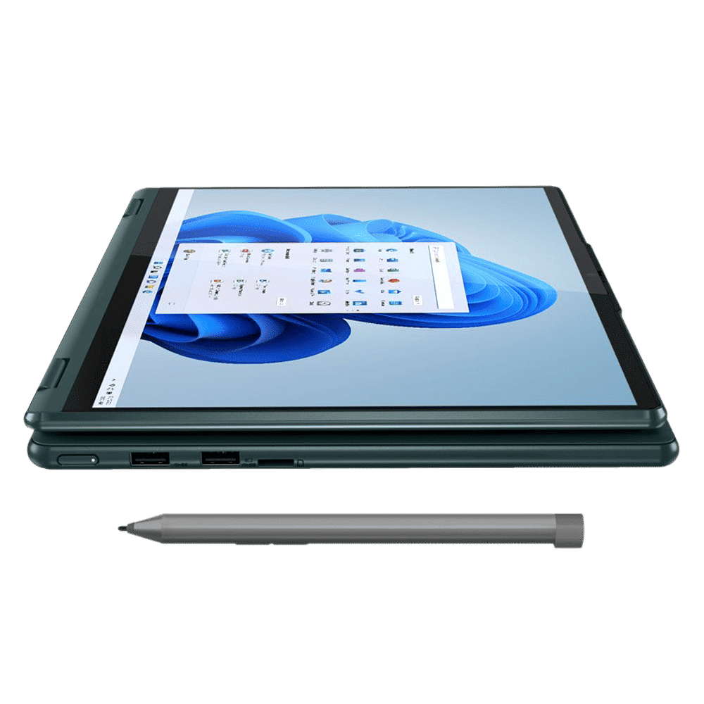 Lenovo Yoga 6 13ALC7 AMD Ryzen 5 (13.3 inch, 16GB, 512GB, Windows 11, MS Office 2021, AMD Radeon, WUXGA IPS Display, Dark Teal, 82UD0069IN)_6