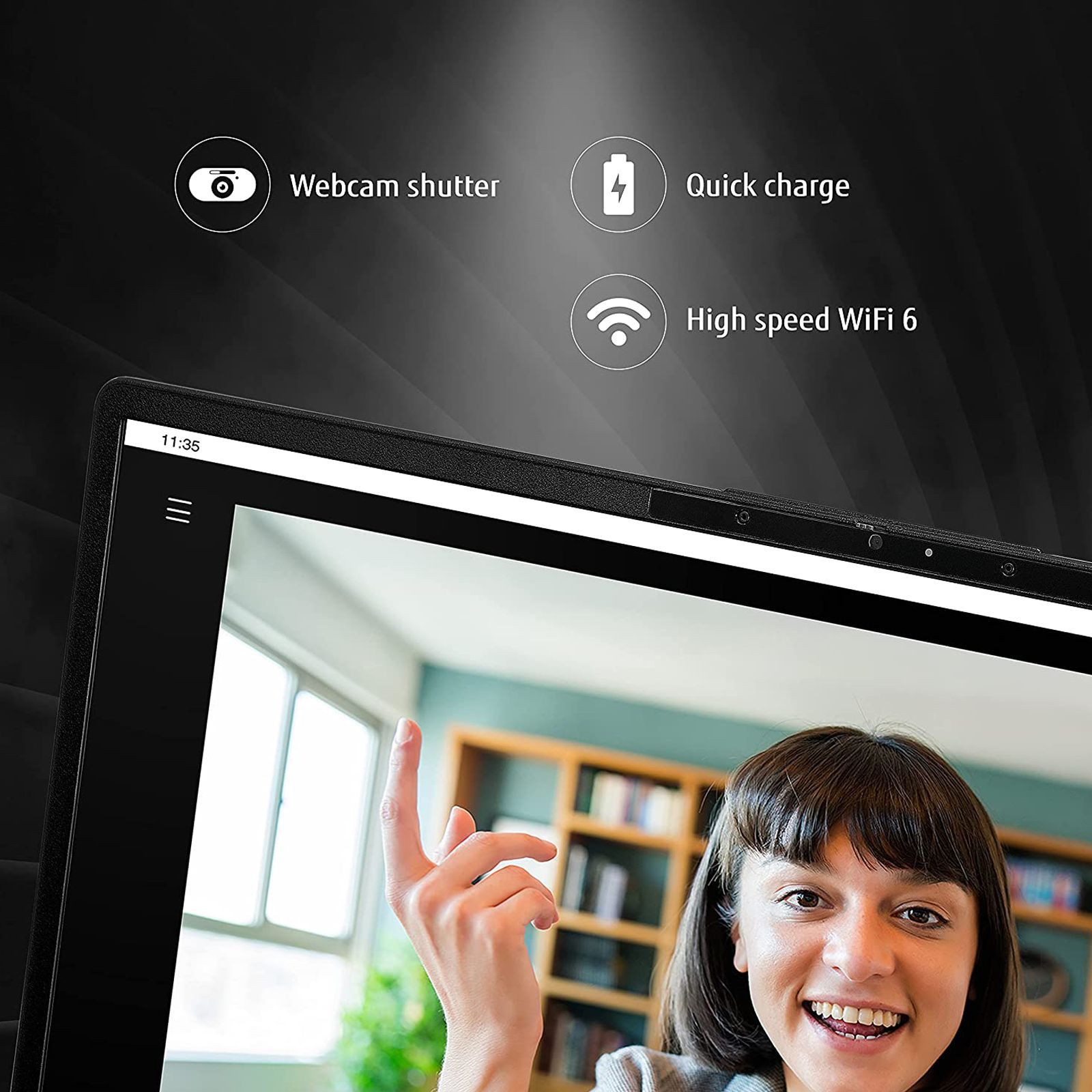 FUJITSU UH-X Intel Core i5 12th Gen (13.3 inch, 16GB, 512GB, Windows 11 Home, MS Office 2021, Intel Iris Xe, LED Display, Black, 4ZR1J37875) FUJITSU UH-X Intel Core i5 12th Gen (13.3 inch, 16GB, 512GB, Windows 11 Home, MS Office 2021, Intel Iris Xe, LED Display, Black, 4ZR1J37875)_5