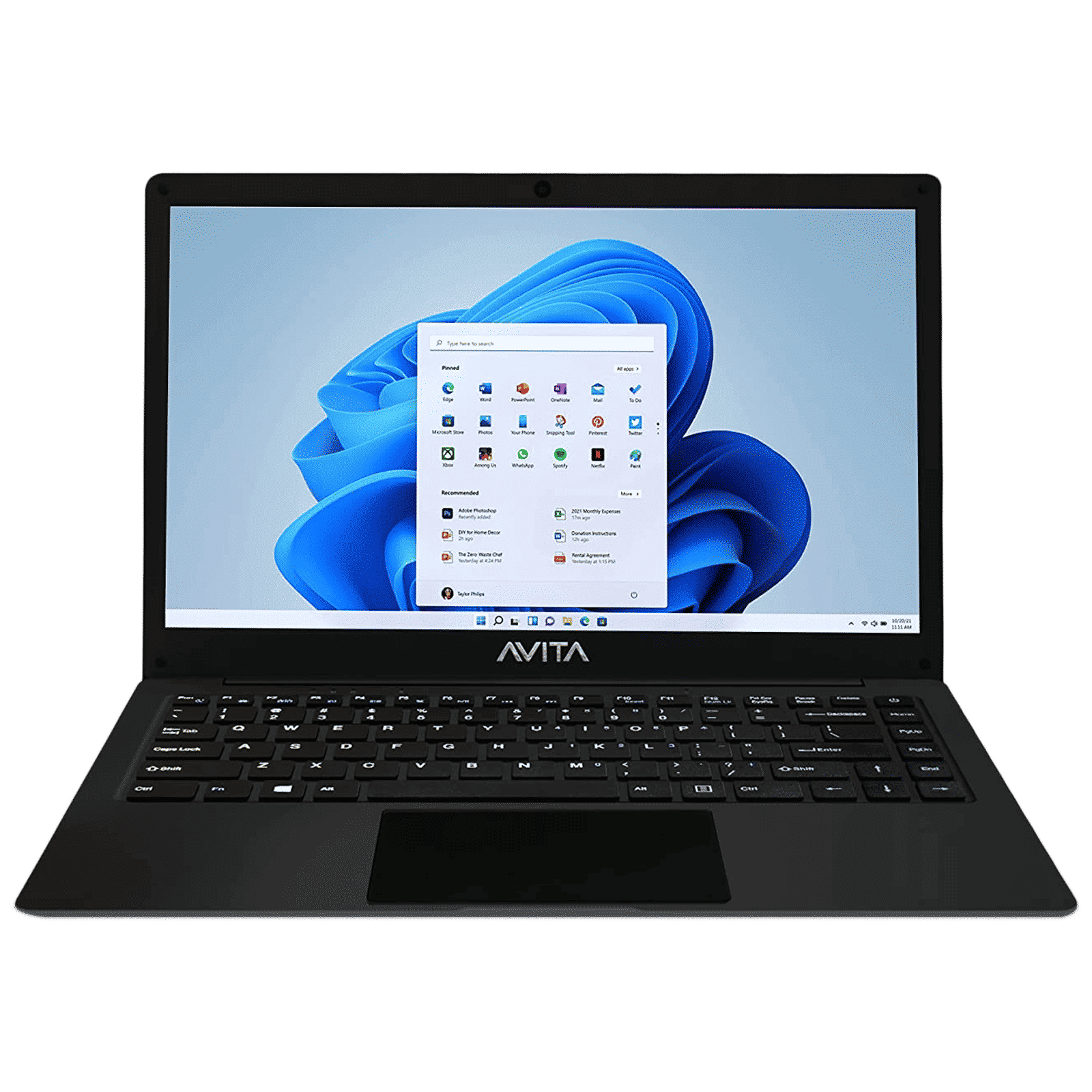 Avita Satus Ultimus S111 Intel Celeron 4th Gen (14.1 inch, 4GB, 128GB, Windows 11 Home, Intel UHD Graphics 600, Full HD IPS Display, Matt Black, NU14A1INC43PN-MB)_1