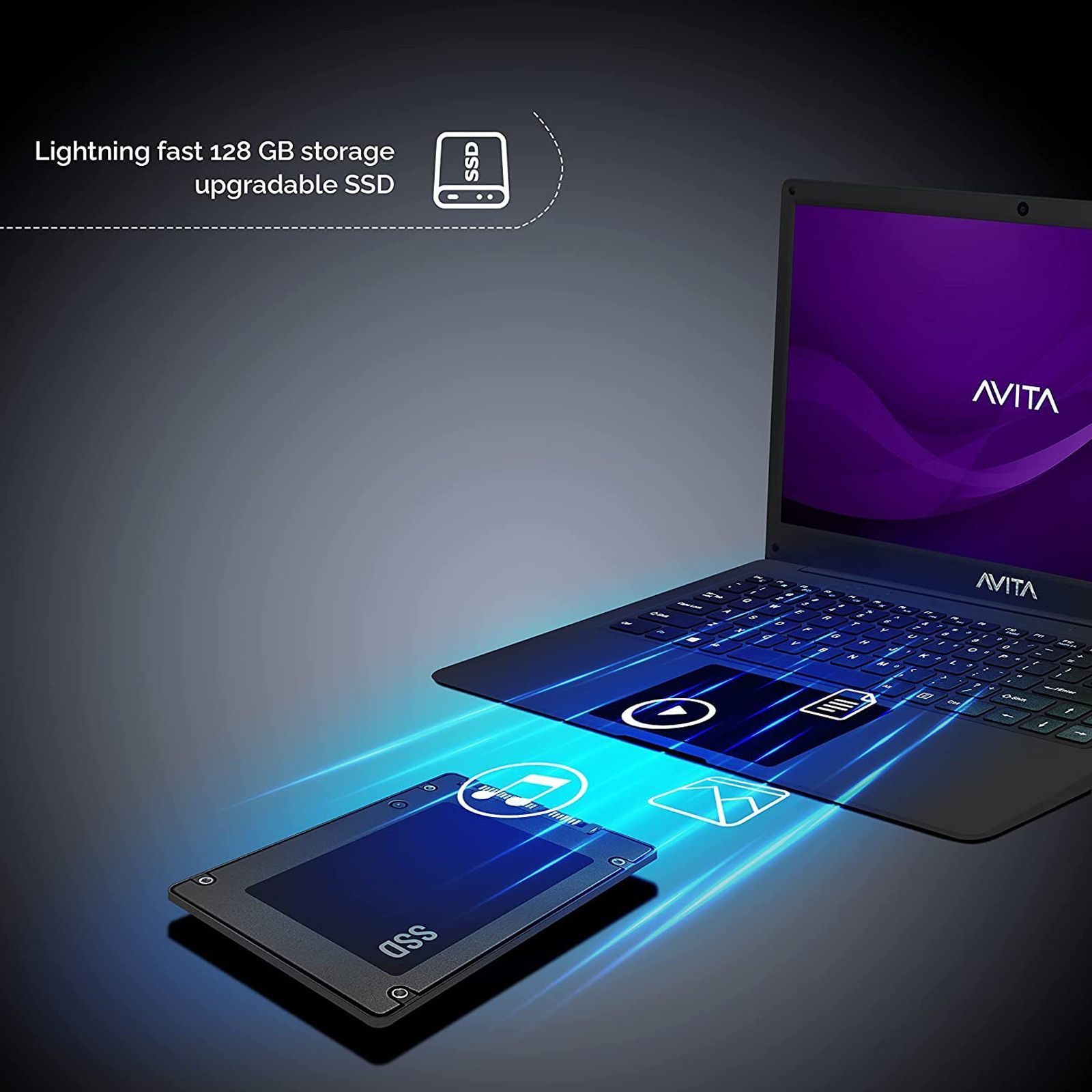 Avita Satus Ultimus S111 Intel Celeron 4th Gen (14.1 inch, 4GB, 128GB, Windows 11 Home, Intel UHD Graphics 600, Full HD IPS Display, Matt Black, NU14A1INC43PN-MB)_5