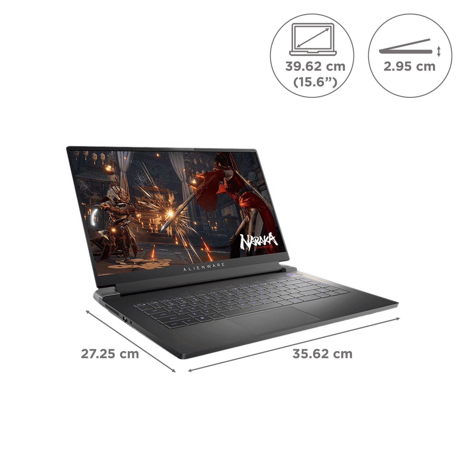 DELL Alienware m15 Intel Core i7 12th Gen (15.6 inch, 16GB, 512GB, Windows 11 Home, MS Office 2021, NVIDIA GeForce RTX 3060, Full HD LED-Backlit Display, Dark Side of the Moon, ICC-C780016WIN8)_2