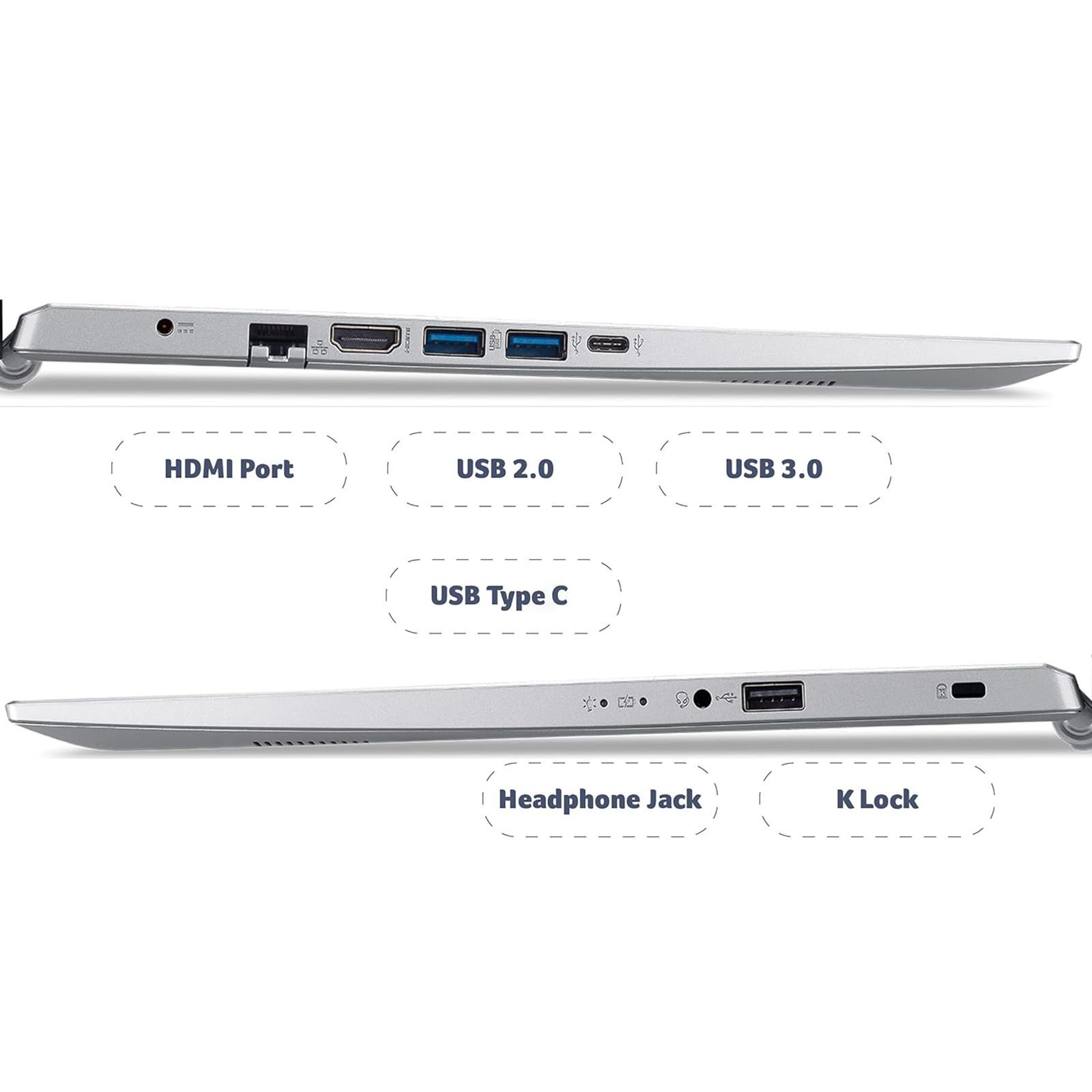 acer Aspire 5 A515-56 Intel Core i5 11th Gen Laptop (12GB, 512GB SSD, Windows 11 Home, 15.6 inch Full HD LED Backlit Display, Silver, 1.65 KG)_12