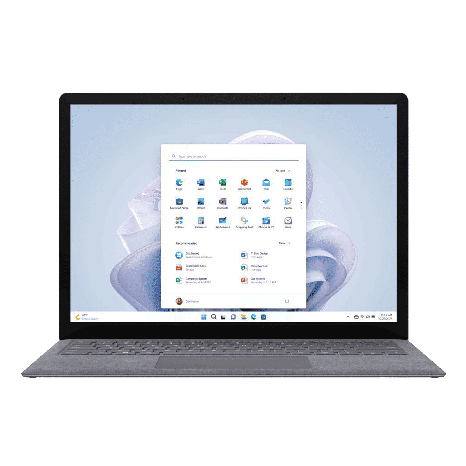 Microsoft Surface Laptop 5 Intel Core i5 12th Gen (13.5 inch, 8GB, 256GB, Windows 11, Intel Iris Xe Graphics, PixelSense Display, Platinum, QZI-00023)_1