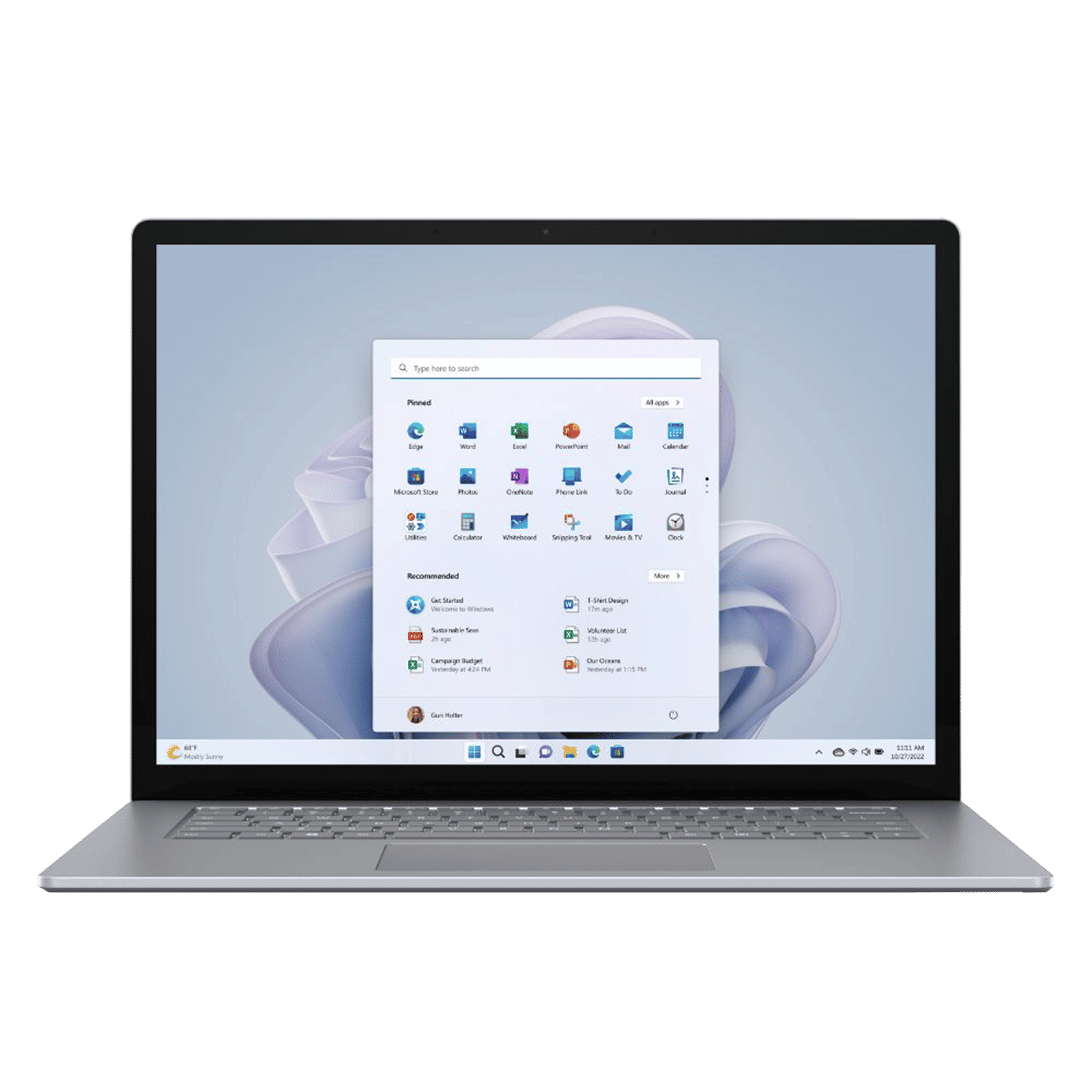 Microsoft Surface Laptop 5 Intel Core i7 12th Gen (15 inch, 8GB, 256GB, Windows 11, Intel Iris Xe Graphics, PixelSense Display, Platinum, RBY-00023)_1