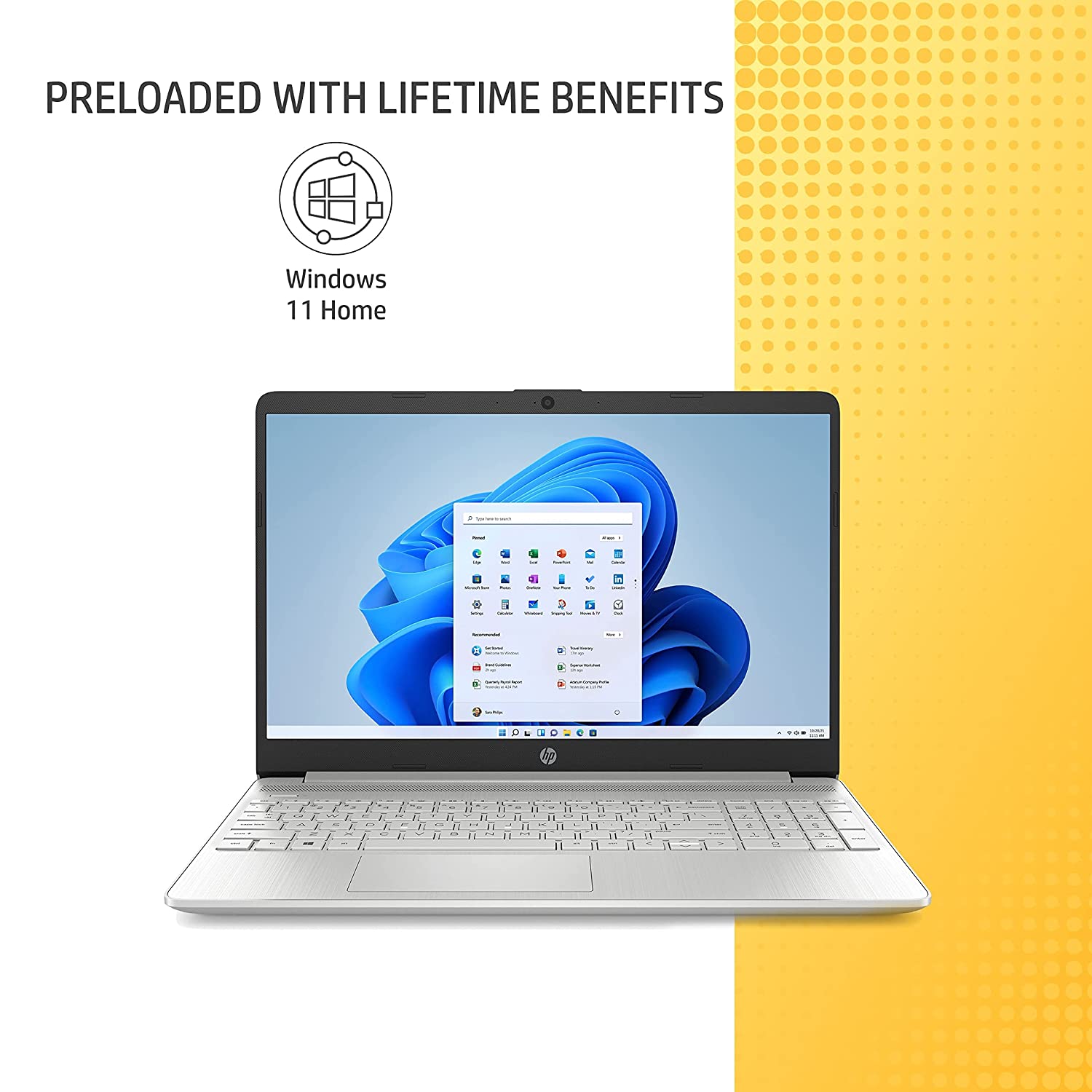 HP 15S-FQ5327TU Intel Core i3 12th Gen Laptop (8GB, 512GB SSD, Windows 11 Home, 15.6 Inch Full HD Display, MS Office 2021, Natural Silver, 1.69 KG)_10