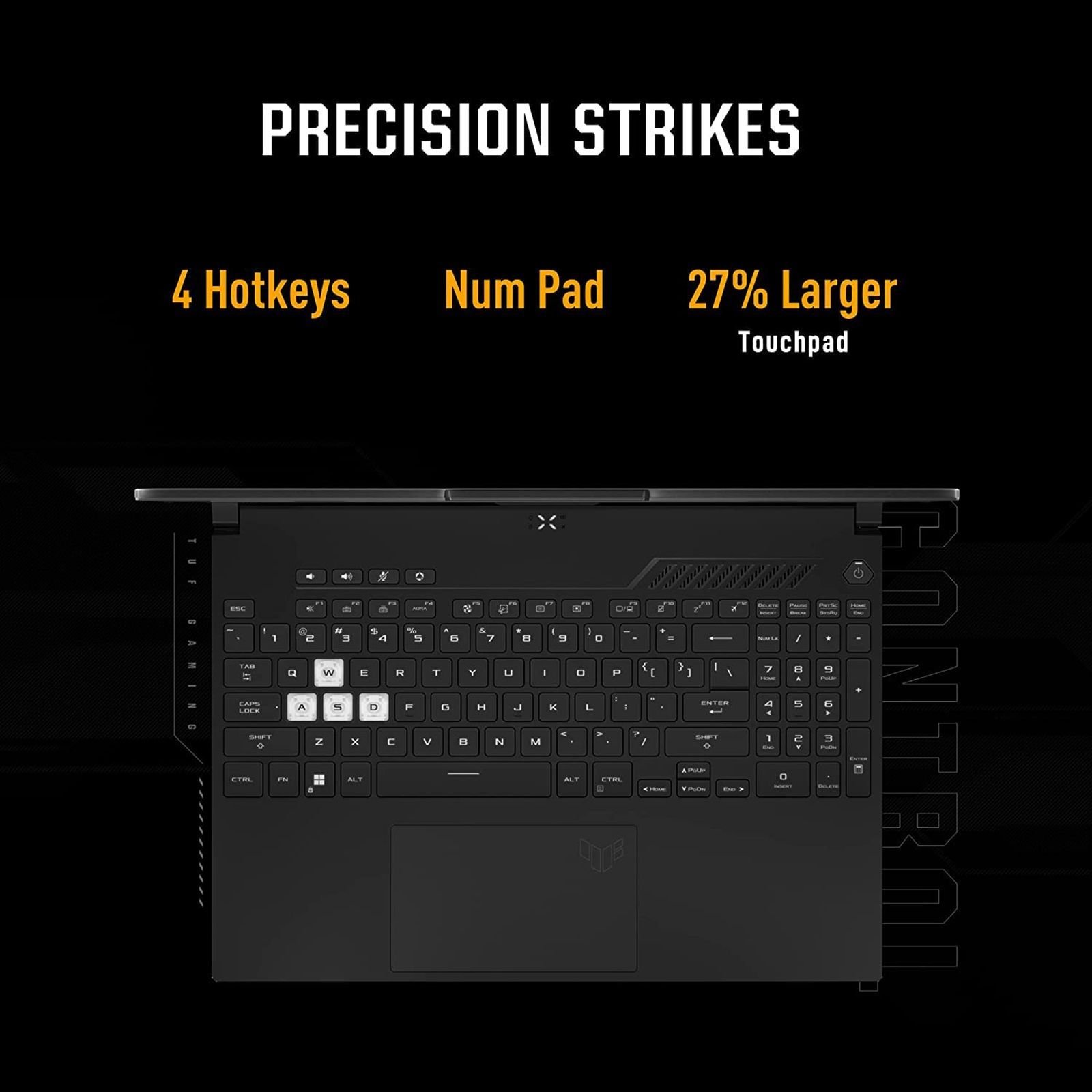 ASUS TUF Dash F15 FX517ZC-HN084WS Intel Core i5 12th Gen (15.6 inch, 16GB, 512GB, Windows 11 Home, MS Office 2019, NVIDIA GeForce RTX 3050, Full HD IPS Display, Off Black, 90NR09L3-M004R0)_13