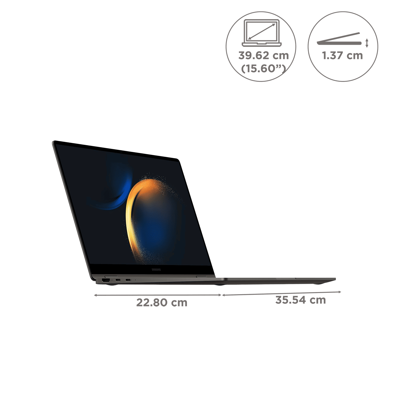 SAMSUNG Galaxy Book3 360 Intel Evo Core i7 13th Gen (15.6 inch, 16GB, 1TB, Windows 11 Home, Intel Iris Xe, Full HD Super AMOLED Display, Graphite, NP750QFG-KA3IN) SAMSUNG Galaxy Book3 360 Intel Evo Core i7 13th Gen (15.6 inch, 16GB, 1TB, Windows 11 Home, Intel Iris Xe, Full HD Super AMOLED Display, Graphite, NP750QFG-KA3IN)_2