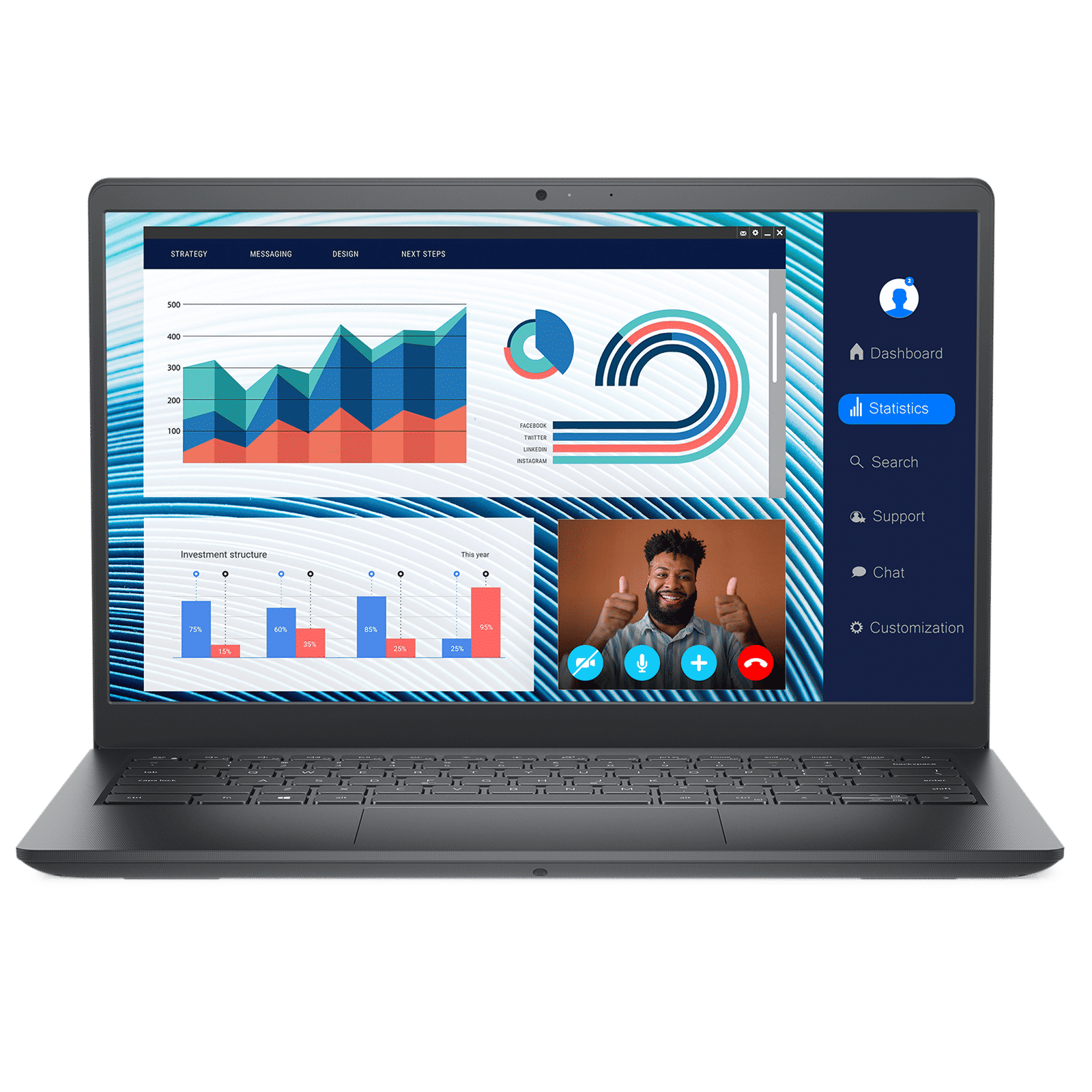 DELL Vostro 3420 Intel Core i5 12th Gen (14 inch, 8GB, 512GB, Windows 11, MS Office 2021, Intel UHD, Full HD Display, Black, D552317WIN9B)_1