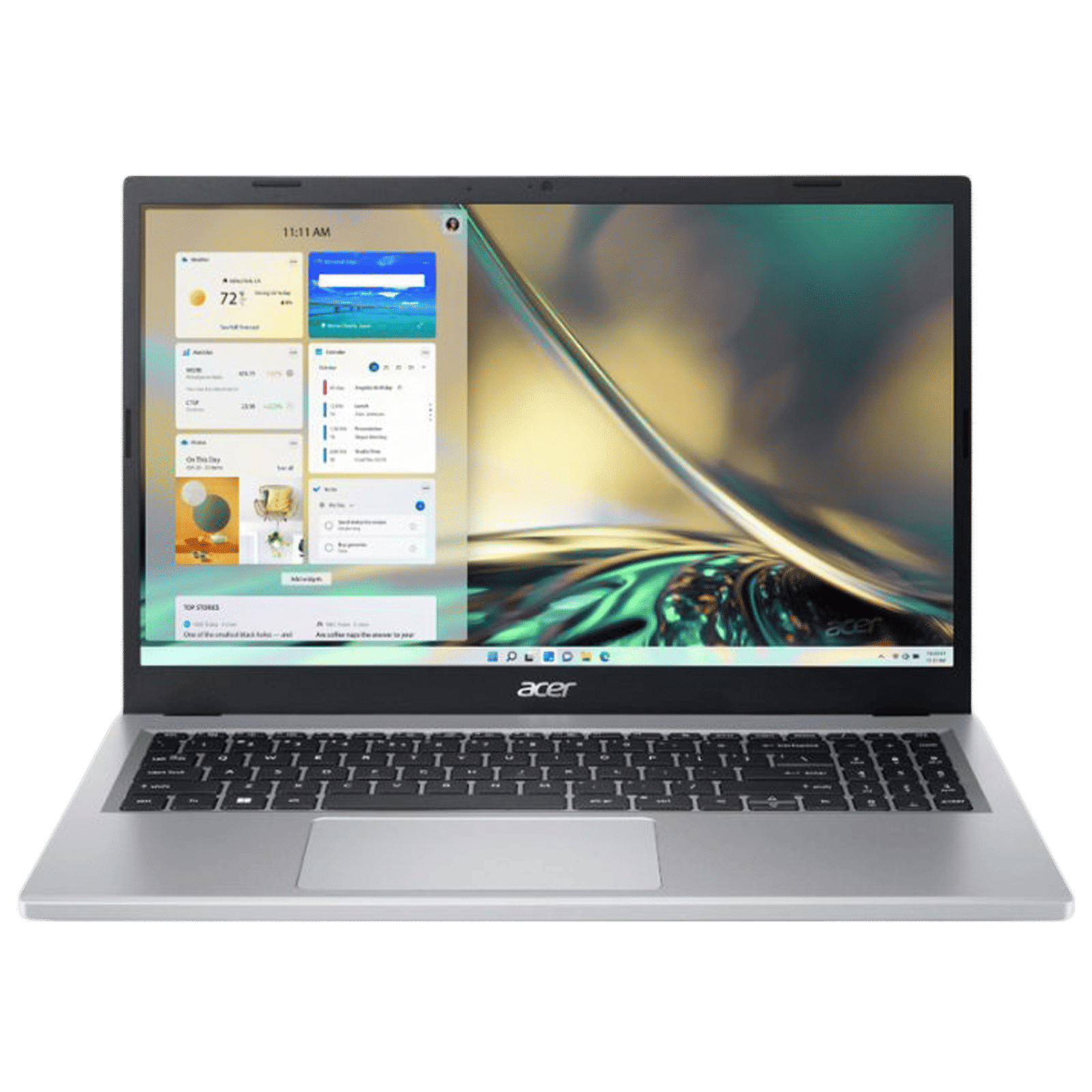 acer Aspire 3 A315-24P Ryzen 3 Laptop (8GB, 512GB SSD, Windows 11 Home, 15.6 inch FHD LED Backlit TFT LCD Display, MS Office 2021, Silver, 1.4 KG)_1