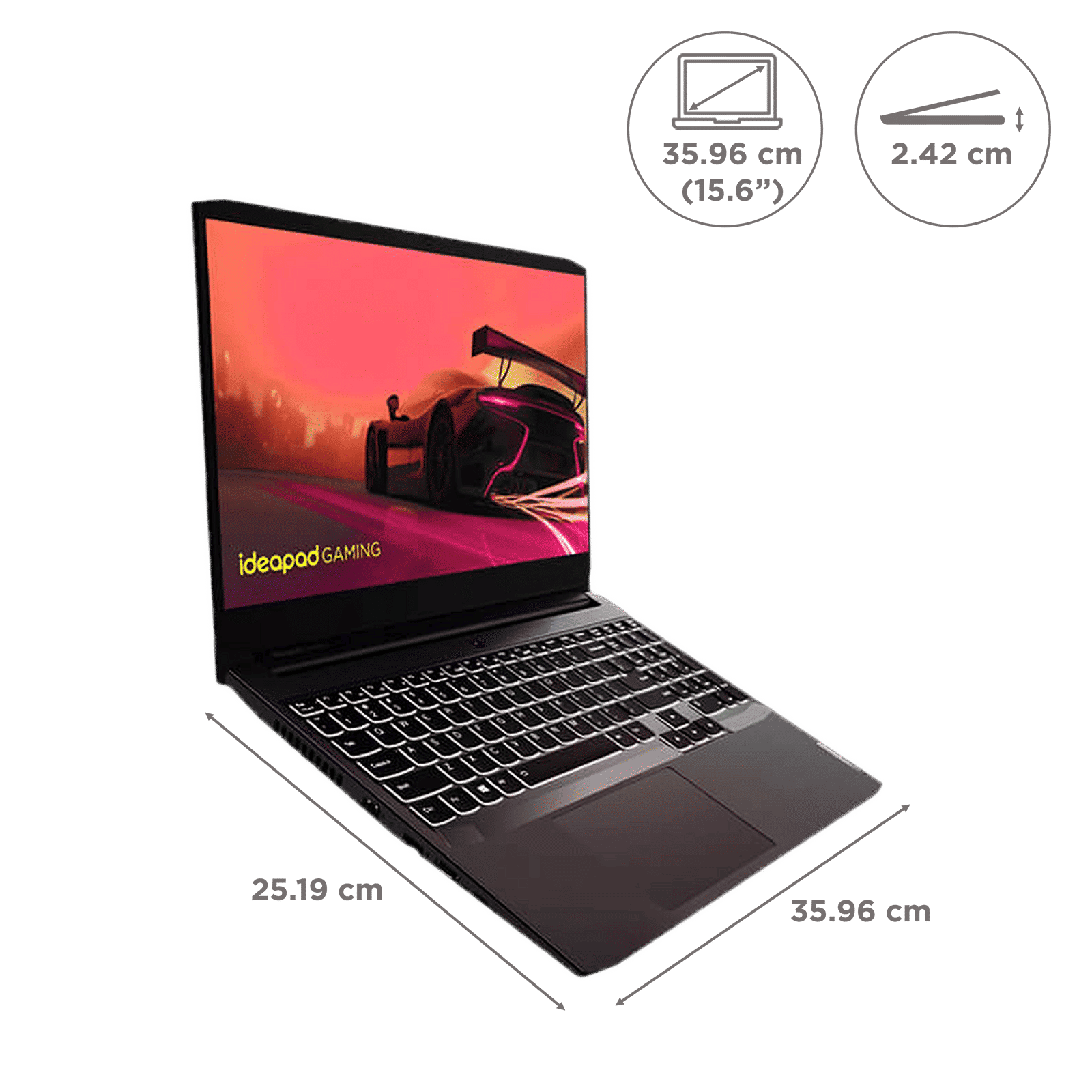 Lenovo IdeaPad Gaming 3 AMD Ryzen 5 (15.6 inch, 8GB, 512GB, Windows 11 Home, MS Office 2021, NVIDIA GeForce RTX 3050, Full HD IPS Display, Shadow Black, 82K2022VIN) Lenovo IdeaPad Gaming 3 AMD Ryzen 5 (15.6 inch, 8GB, 512GB, Windows 11 Home, MS Office 2021, NVIDIA GeForce RTX 3050, Full HD IPS Display, Shadow Black, 82K2022VIN)_2