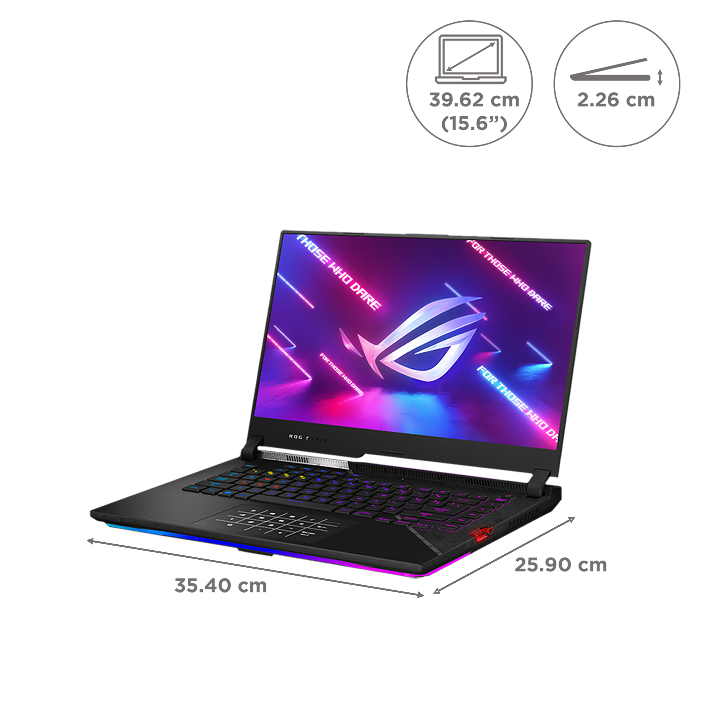 ASUS ROG Strix Scar 15 G533ZXZ-LN116WS Intel Core i9 12th Gen (15.6 inch, 32GB, 1TB, Windows 11 Home, MS Office 2021, NVIDIA GeForce RTX 3080 Ti, WQHD IPS Display, Off Black, 90NR08E2-M005V0)_2