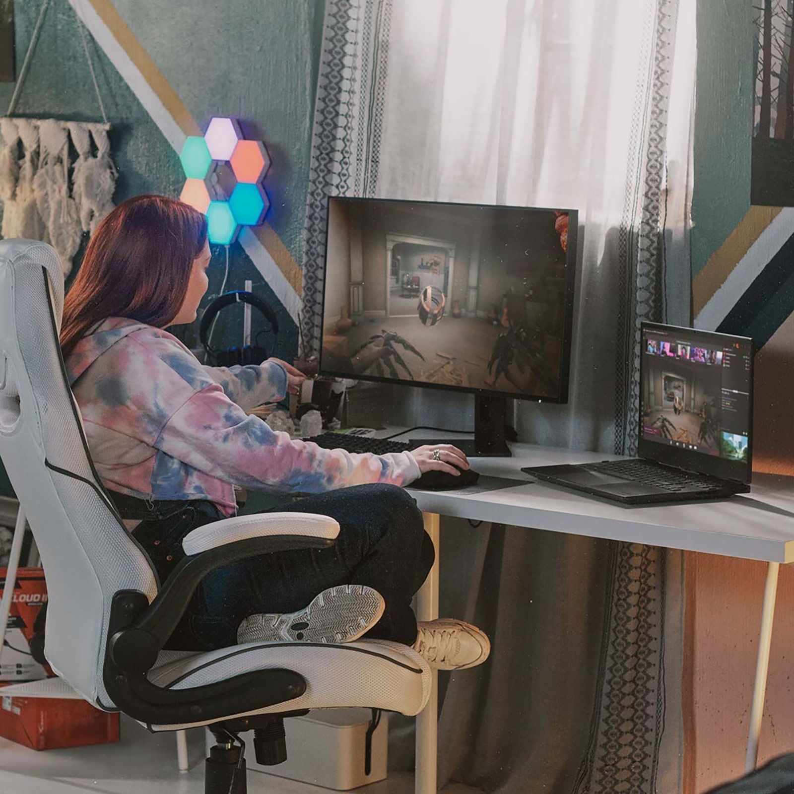 HP OMEN 16-n0049AX AMD Ryzen 7 (16.1 inch, 16GB, 512GB, Windows 11 Home, MS Office 2021, NVIDIA GeForce RTX 3050 Ti, Full HD IPS Display, Mica Silver, 6H4N5PAACJ)_8