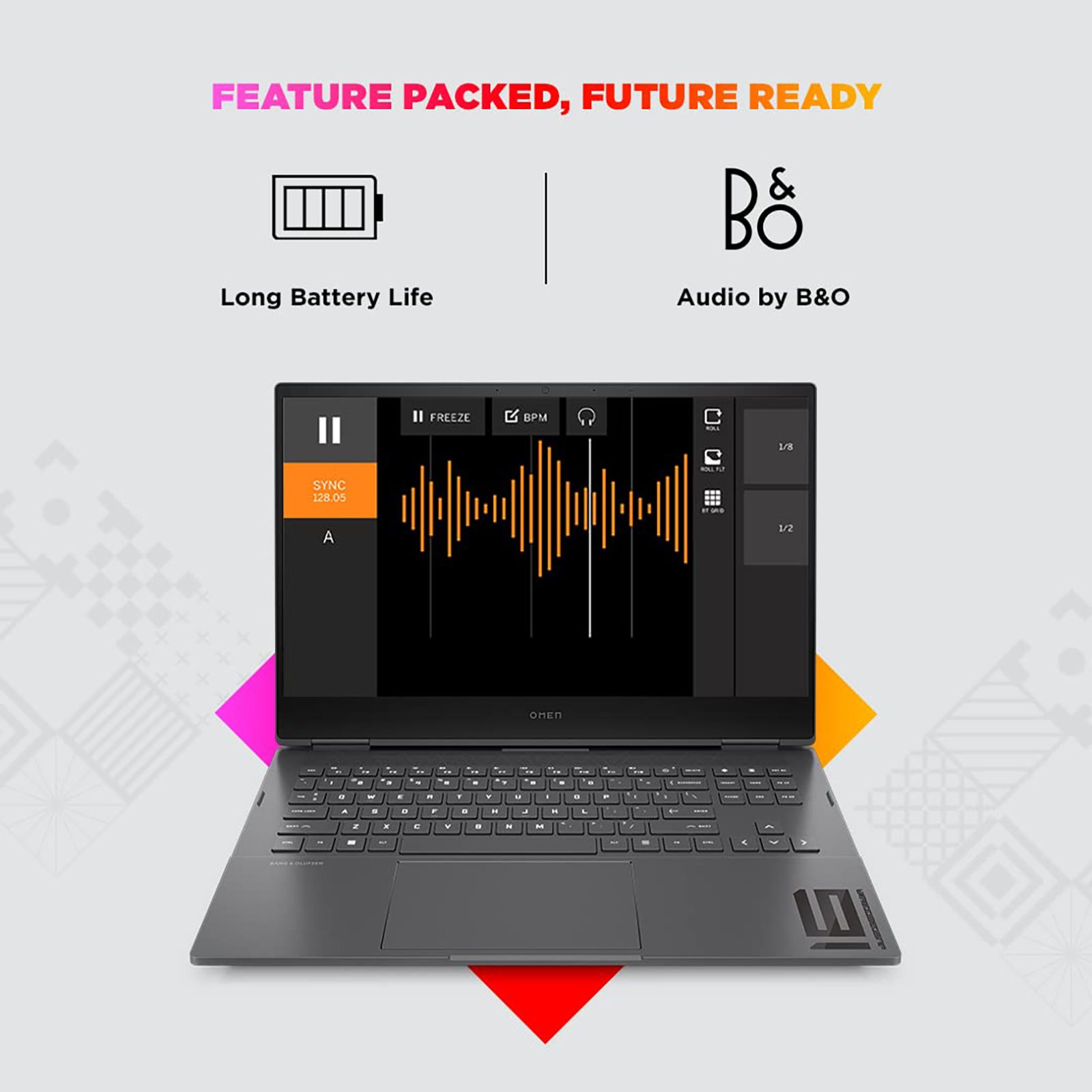 HP OMEN AMD Ryzen 9 (16.1 inch, 32GB, 1TB, Windows 11 Home, MS Office 2021, AMD RX 6650M, Full HD IPS Display, Mica Silver, 6H758PAACJ)_9