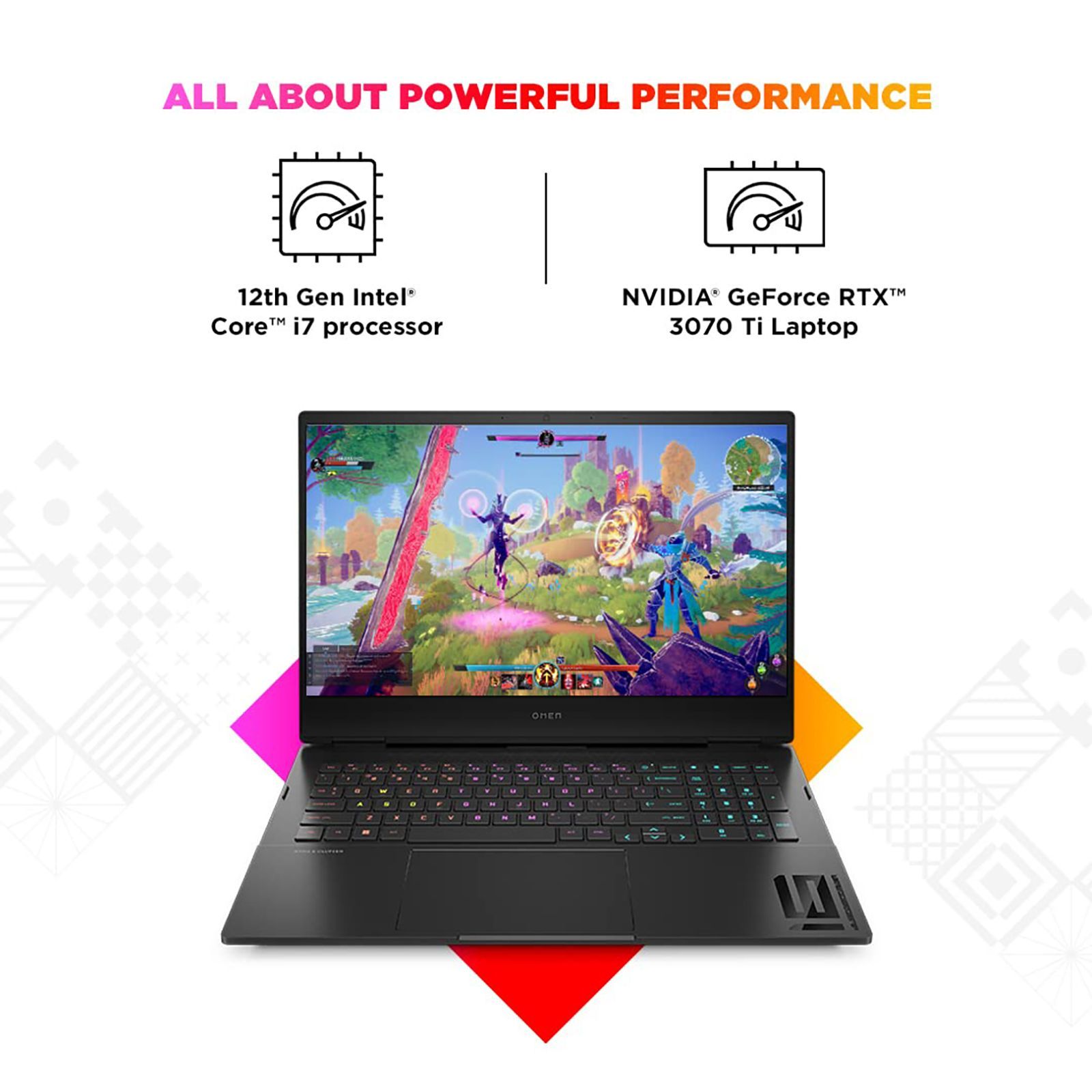 HP OMEN 16-k0370TX Intel Core i7 12th Gen (16.1 inch 16GB, 1TB, Windows 11 Home, MS Office 2021, NVIDIA GeForce RTX 3050TI, Full HD IPS Display, Shadow Black, 6J0T1PAACJ)_9