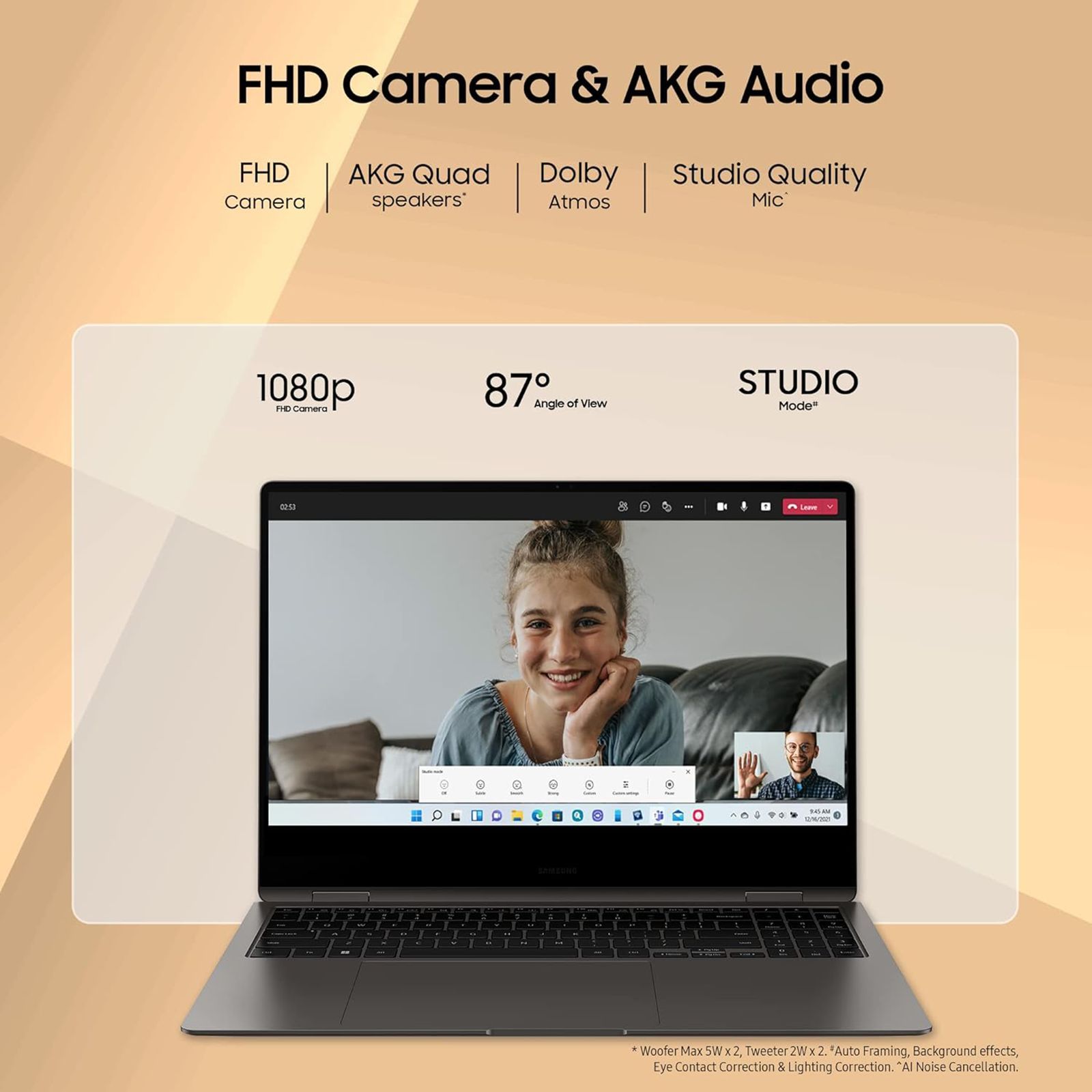 SAMSUNG Galaxy Book3 Pro 360 Intel Evo Core i5 13th Gen (16 inch, 16GB, 512GB, Windows 11 Home, MS Office 2021, Intel Iris Xe, 3K WQXGA Plus 2x Dynamic AMOLED Display, Graphite, NP960QFG-KA2IN)_12