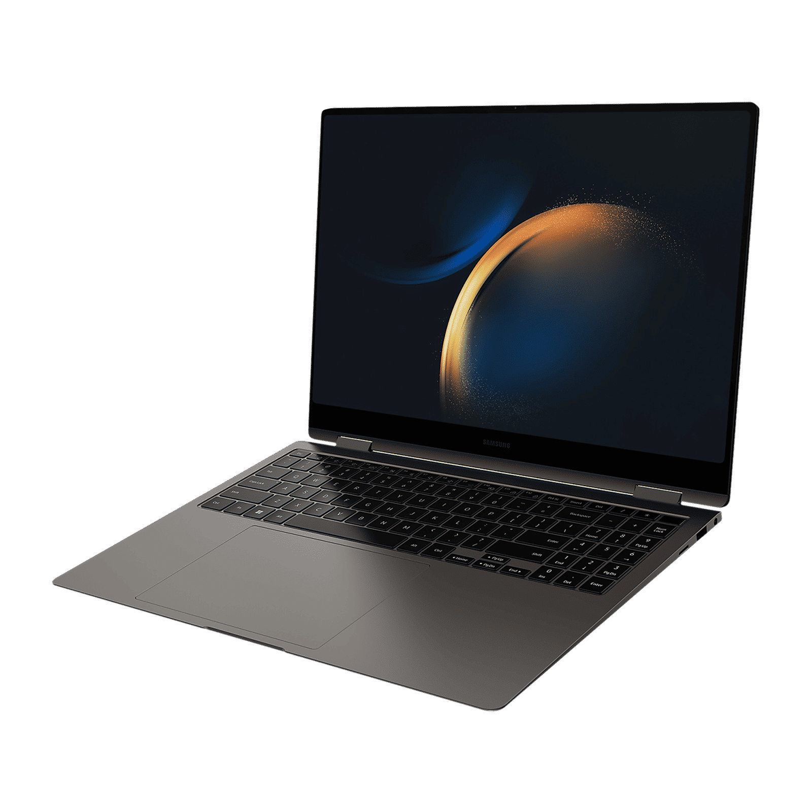 SAMSUNG Galaxy Book3 Pro 360 Intel Evo Core i5 13th Gen (16 inch, 16GB, 512GB, Windows 11 Home, MS Office 2021, Intel Iris Xe, 3K WQXGA Plus 2x Dynamic AMOLED Display, Graphite, NP960QFG-KA2IN)_5