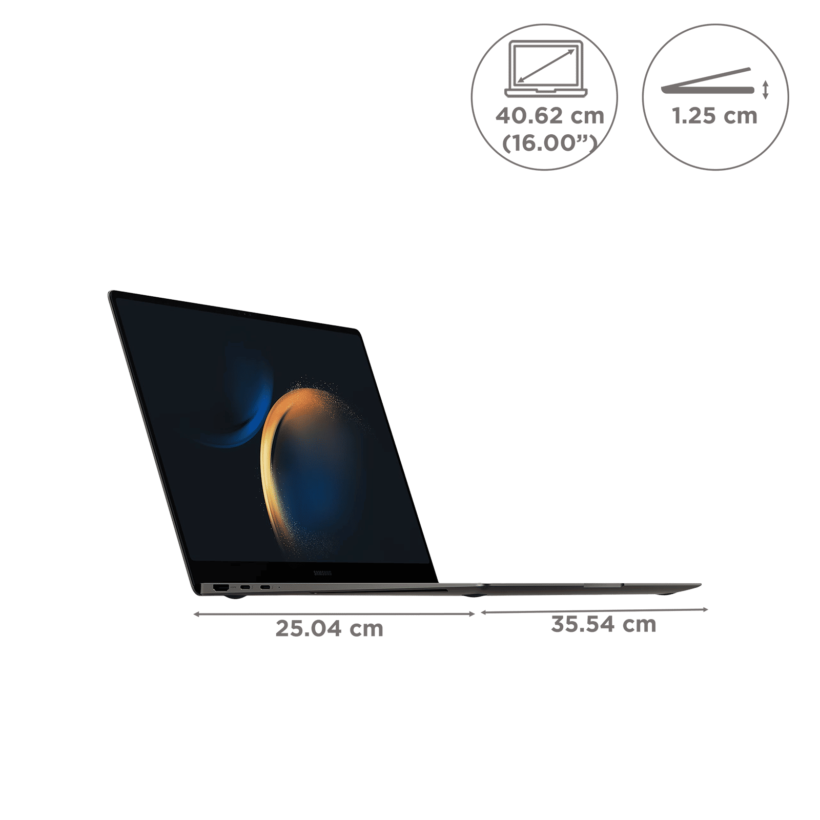 SAMSUNG Galaxy Book3 Pro Intel Evo Core i7 13th Gen (16 inch, 16GB, 512GB, Windows 11 Home, MS Office 2021, Intel Iris Xe, WQXGA Plus AMOLED, Graphite, NP960XFG-KC1IN) SAMSUNG Galaxy Book3 Pro Intel Evo Core i7 13th Gen (16 inch, 16GB, 512GB, Windows 11 Home, MS Office 2021, Intel Iris Xe, WQXGA Plus AMOLED, Graphite, NP960XFG-KC1IN)_2