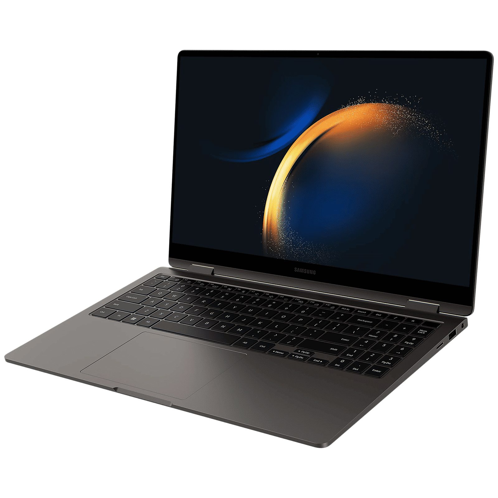 SAMSUNG Galaxy Book3 360 Intel Evo Core i5 13th Gen (15.6 inch, 16GB, 512GB, Windows 11 Home, MS Office 2021, Intel Iris Xe, FHD AMOLED, Graphite, NP750QFG-KA2IN)_5