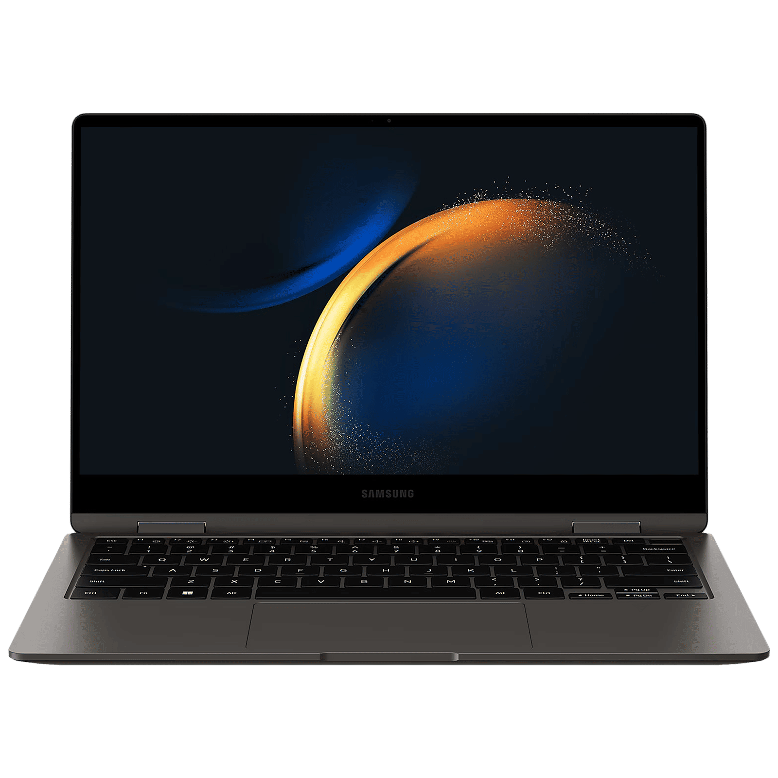 SAMSUNG Galaxy Book3 360 Intel Evo Core i7 13th Gen (13.3 inch, 16GB, 512GB, Windows 11 Home, MS Office 2021, Intel Iris Xe, FHD Super AMOLED Display, Graphite, NP730QFG-KA1IN)_4