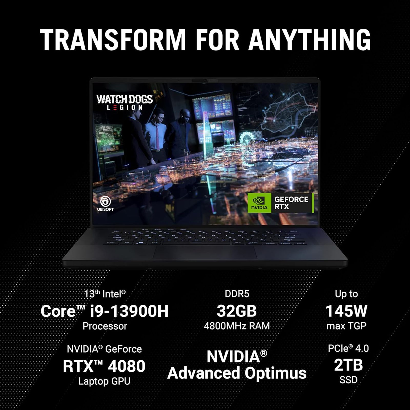 ASUS ROG Zephyrus M16 GU604VZ-NM050WS Intel Core i9 13th Gen (16 inch, 32GB, 1TB, Windows 11 Home, MS Office 2021, NVIDIA GeForce RTX 4080, QHD Plus LED Display, Off Black, 90NR0BK3-M003N0)_10