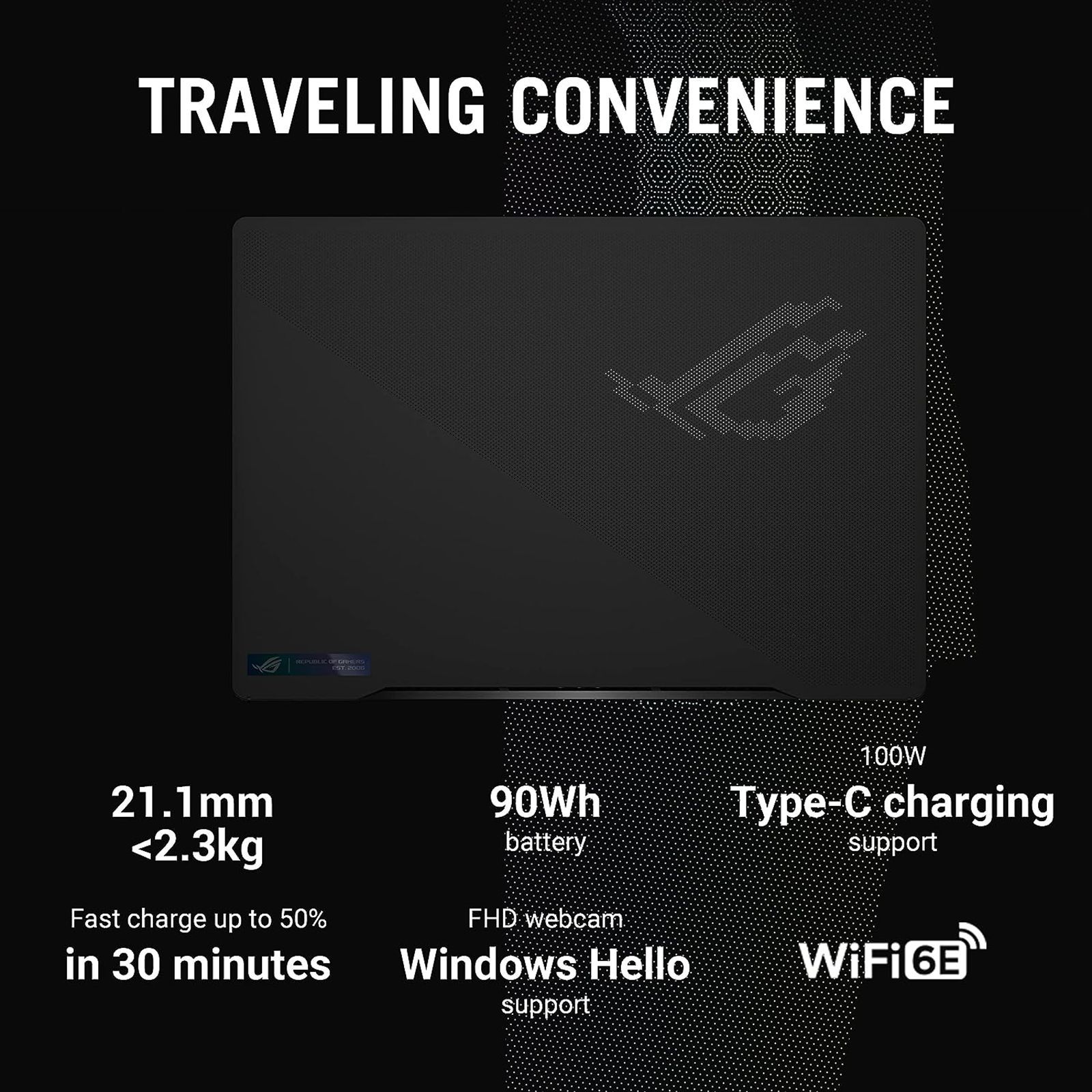 ASUS ROG Zephyrus M16 GU604VZ-NM050WS Intel Core i9 13th Gen (16 inch, 32GB, 1TB, Windows 11 Home, MS Office 2021, NVIDIA GeForce RTX 4080, QHD Plus LED Display, Off Black, 90NR0BK3-M003N0)_15