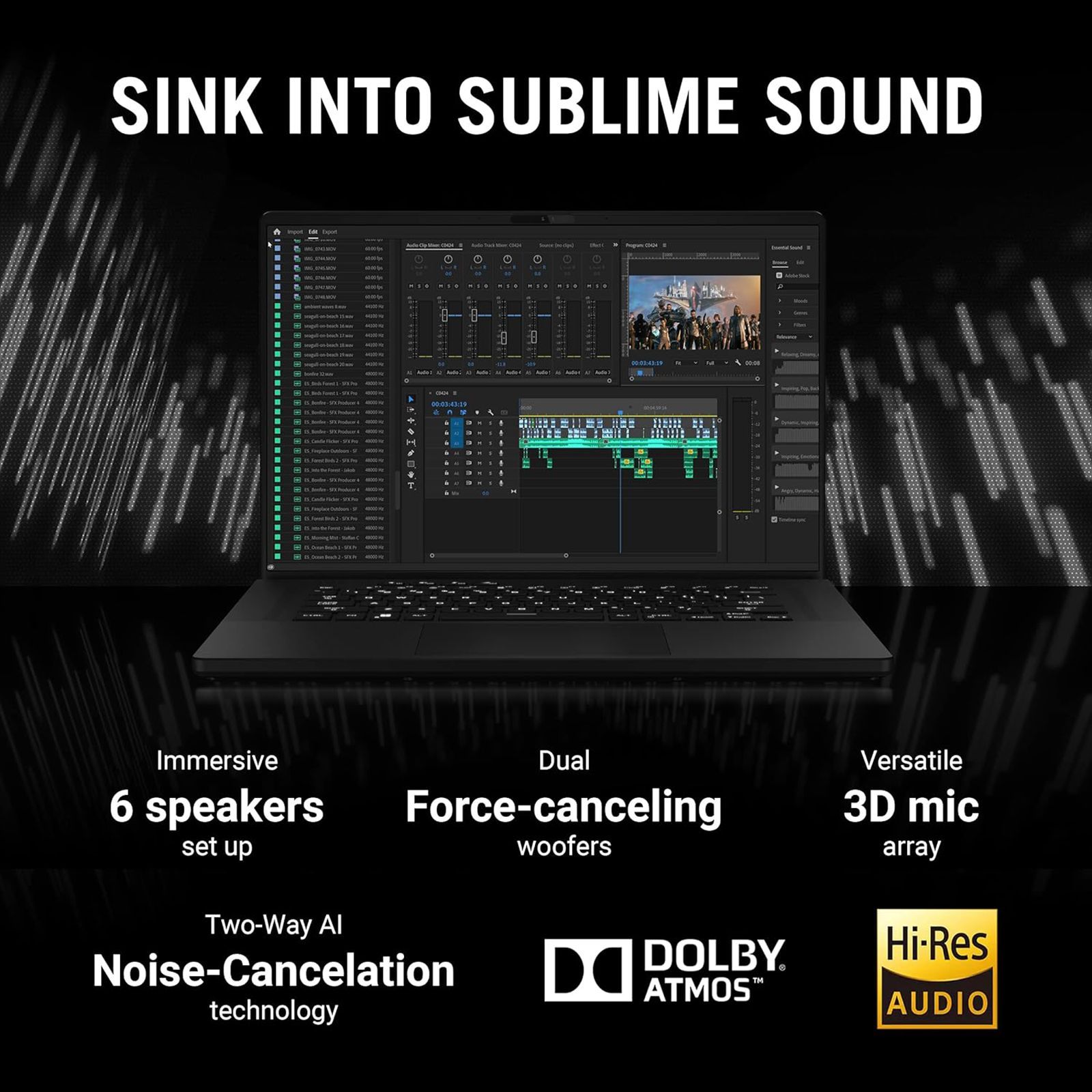 ASUS ROG Zephyrus M16 GU604VZ-NM050WS Intel Core i9 13th Gen (16 inch, 32GB, 1TB, Windows 11 Home, MS Office 2021, NVIDIA GeForce RTX 4080, QHD Plus LED Display, Off Black, 90NR0BK3-M003N0)_17