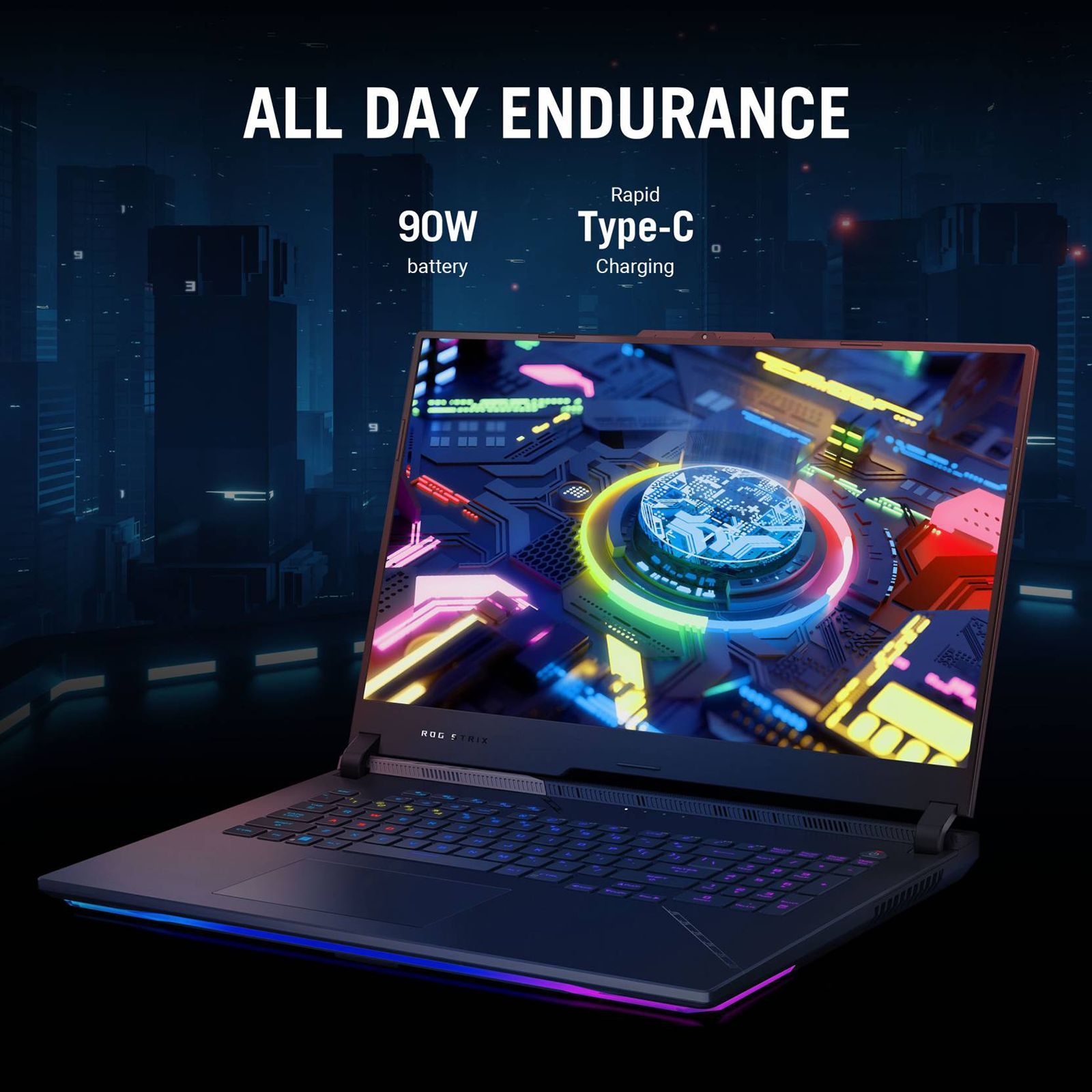 ASUS ROG Strix SCAR 17 G733PZ-LL046WS AMD Ryzen 9 (17.3 inch, 16GB, 1TB, Windows 11 Home, MS Office 2021, NVIDIA GeForce RTX 4080, WQHD IPS Display, Off Black, 90NR0DC4-M00310)_14