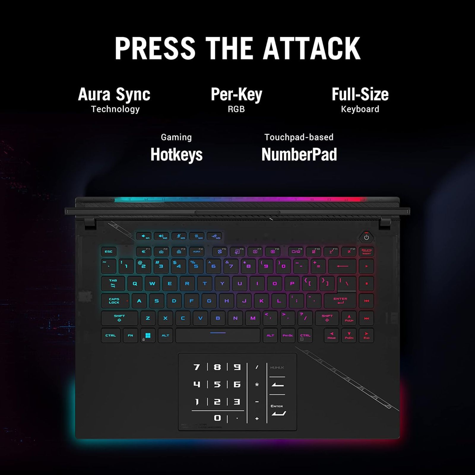 ASUS ROG Strix SCAR 16 G634JY-NM054WS Intel Core i9 13th Gen (16 inch, 32GB, 1TB, Windows 11 Home, MS Office 2021, NVIDIA GeForce RTX 4090, QHD Plus IPS Display, Off Black, 90NR0D91-M003K0)_14