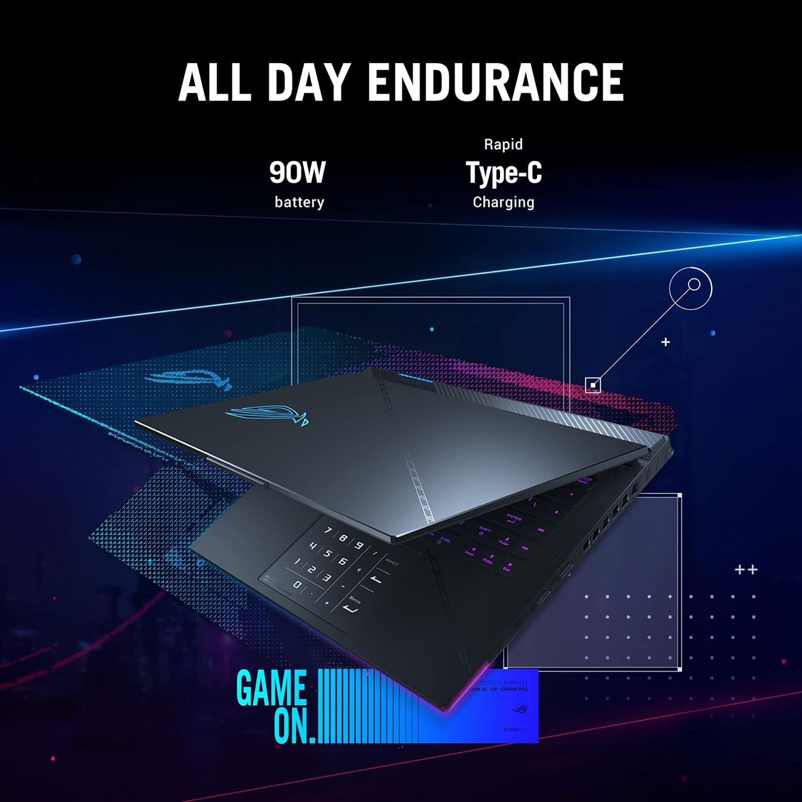 ASUS ROG Strix SCAR 16 G634JY-NM054WS Intel Core i9 13th Gen (16 inch, 32GB, 1TB, Windows 11 Home, MS Office 2021, NVIDIA GeForce RTX 4090, QHD Plus IPS Display, Off Black, 90NR0D91-M003K0)_15