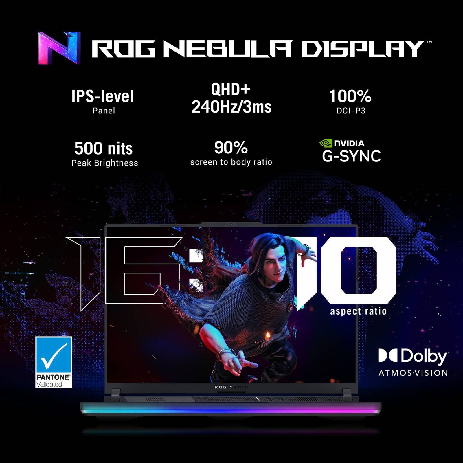 ASUS ROG Strix SCAR 16 Intel Core i9 13th Gen (16 inch, 32GB, 1TB, Windows 11 Home, MS Office 2021, NVIDIA GeForce RTX 4080, QHD Plus IPS Display, Off Black, 90NR0C81-M004T0)_13