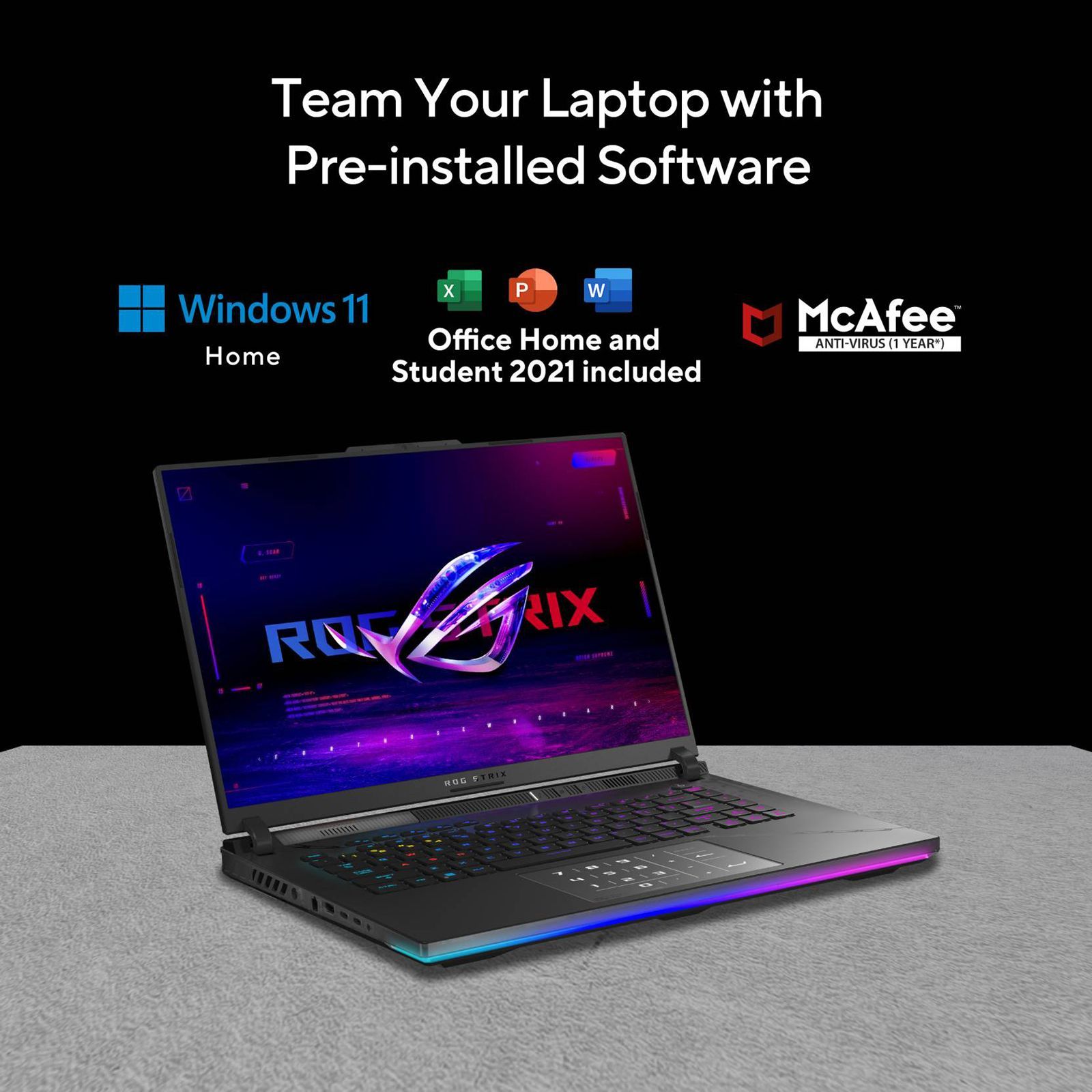 ASUS ROG Strix SCAR 16 Intel Core i9 13th Gen (16 inch, 32GB, 1TB, Windows 11 Home, MS Office 2021, NVIDIA GeForce RTX 4080, QHD Plus IPS Display, Off Black, 90NR0C81-M004T0)_18