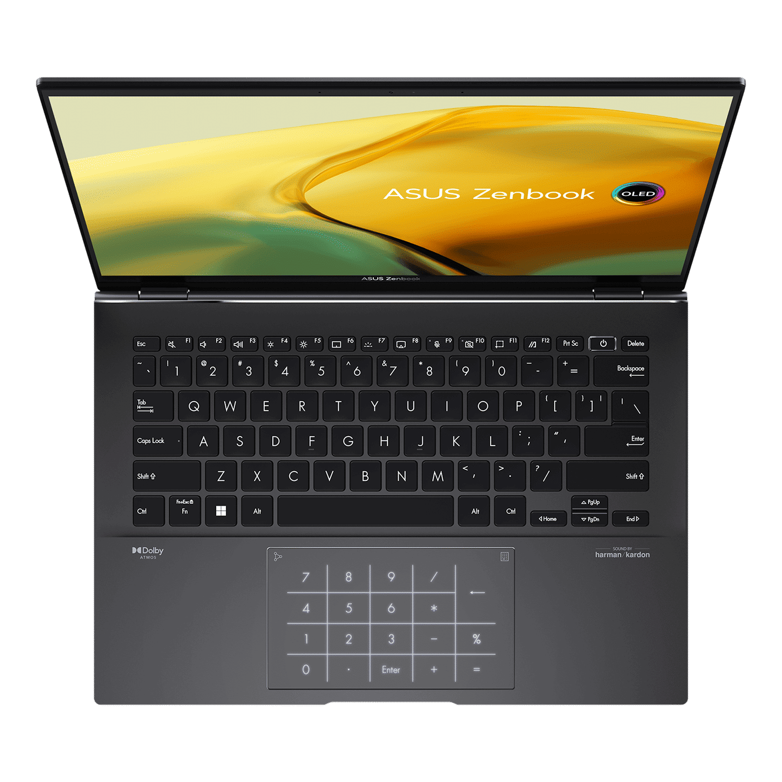 ASUS AMD Ryzen 5 (14 inch, 16GB, 512GB, Windows 11 Home, MS Office 2021, AMD Radeon Graphics, 2.8K OLED Display, Jade Black, UM3402YA-KM541WS)_8