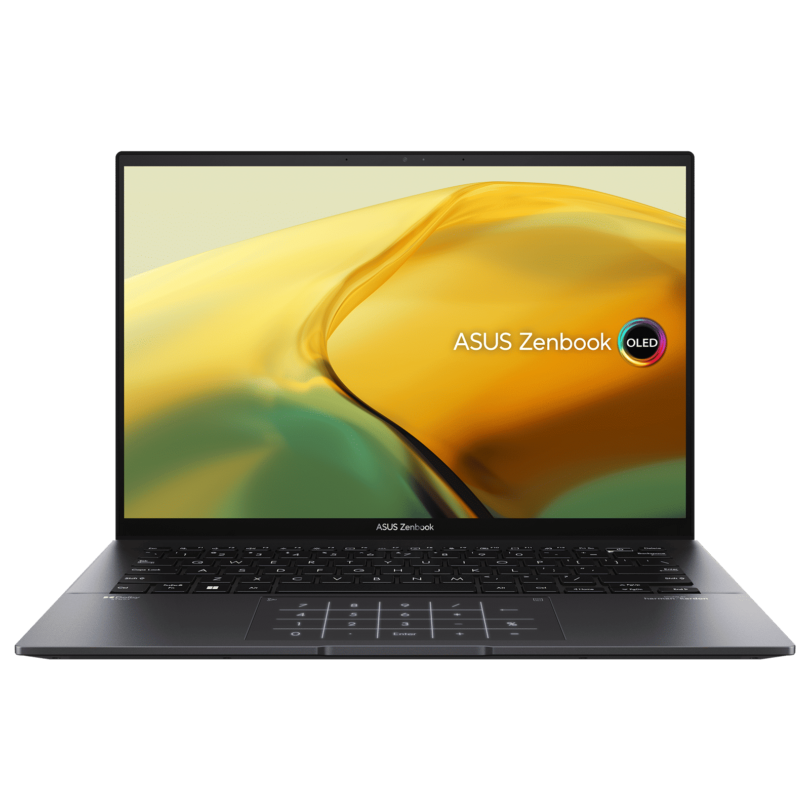 ASUS Zenbook AMD Ryzen 7 (14 inch, 16GB, 512GB, Windows 11 Home, MS Office 2021, AMD Radeon Graphics, OLED Display, Jade Black, UM3402YA-KM741WS)_1