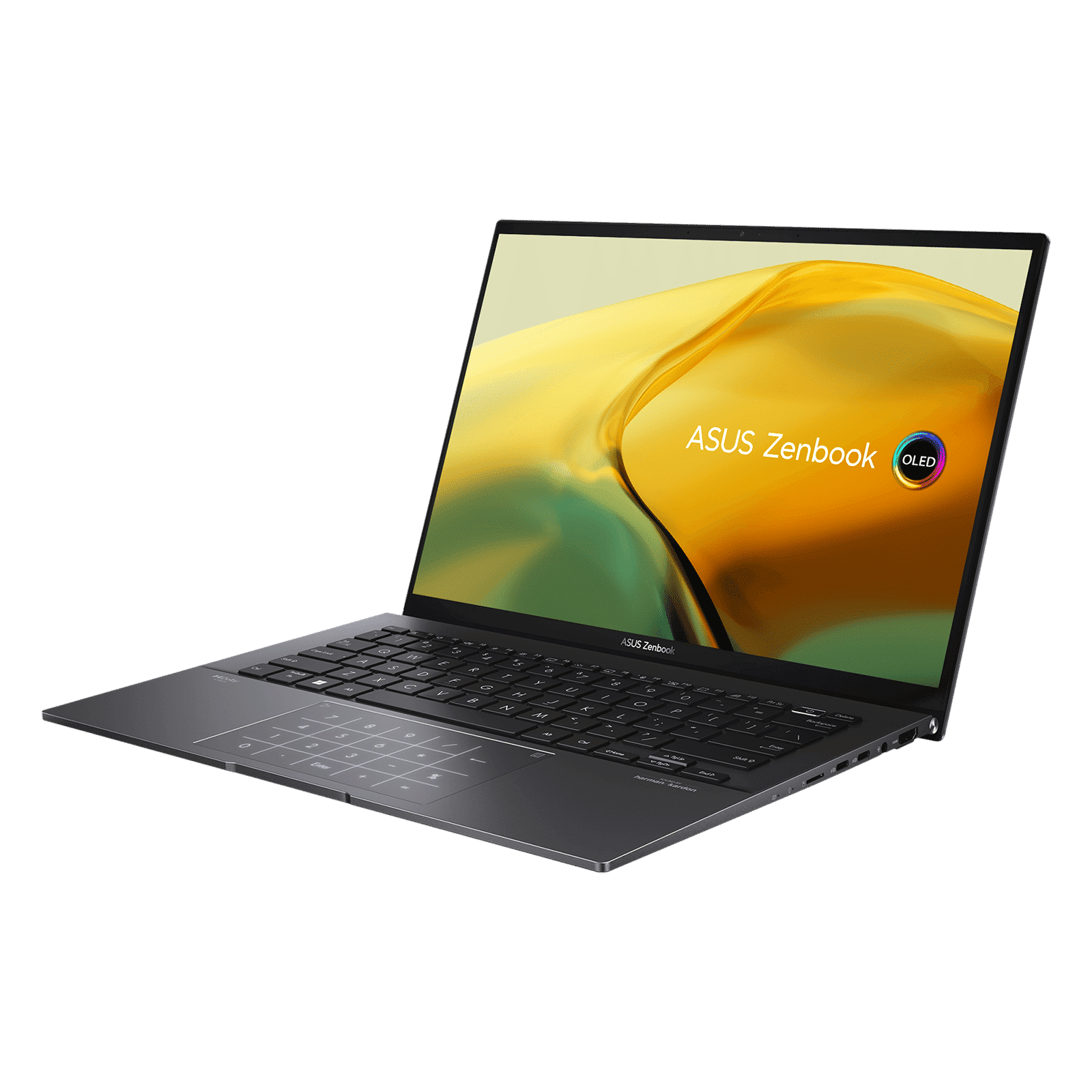 ASUS Zenbook AMD Ryzen 7 (14 inch, 16GB, 512GB, Windows 11 Home, MS Office 2021, AMD Radeon Graphics, OLED Display, Jade Black, UM3402YA-KM741WS)_4