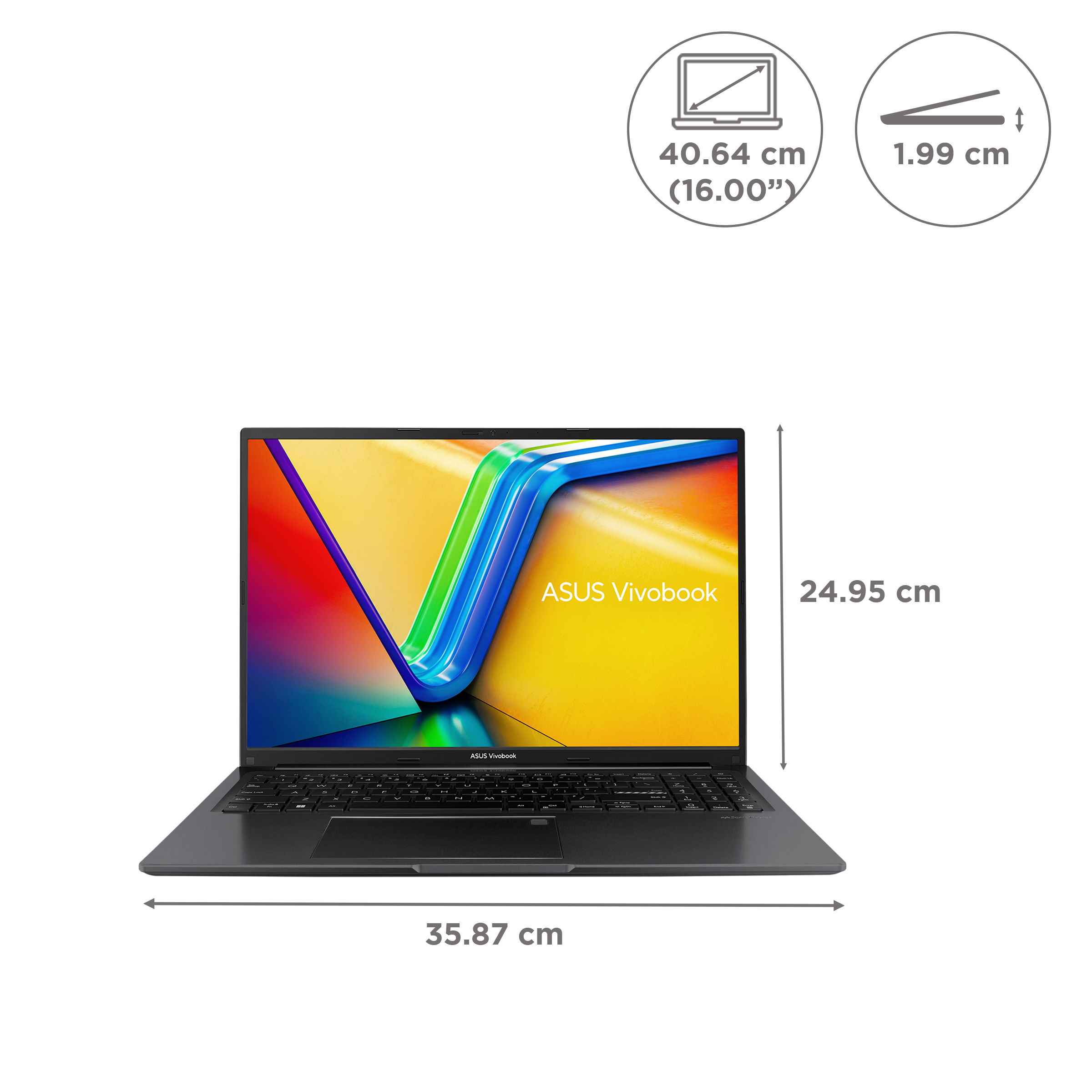 ASUS Vivobook AMD Ryzen 5 Thin and Light Laptop (16GB, 512GB SSD, Windows 11 Home, 16 inch WUXGA IPS Display, MS Office 2021, Mixed Black, 1.88 KG) ASUS Vivobook AMD Ryzen 5 Thin and Light Laptop (16GB, 512GB SSD, Windows 11 Home, 16 inch WUXGA IPS Display, MS Office 2021, Mixed Black, 1.88 KG)_2